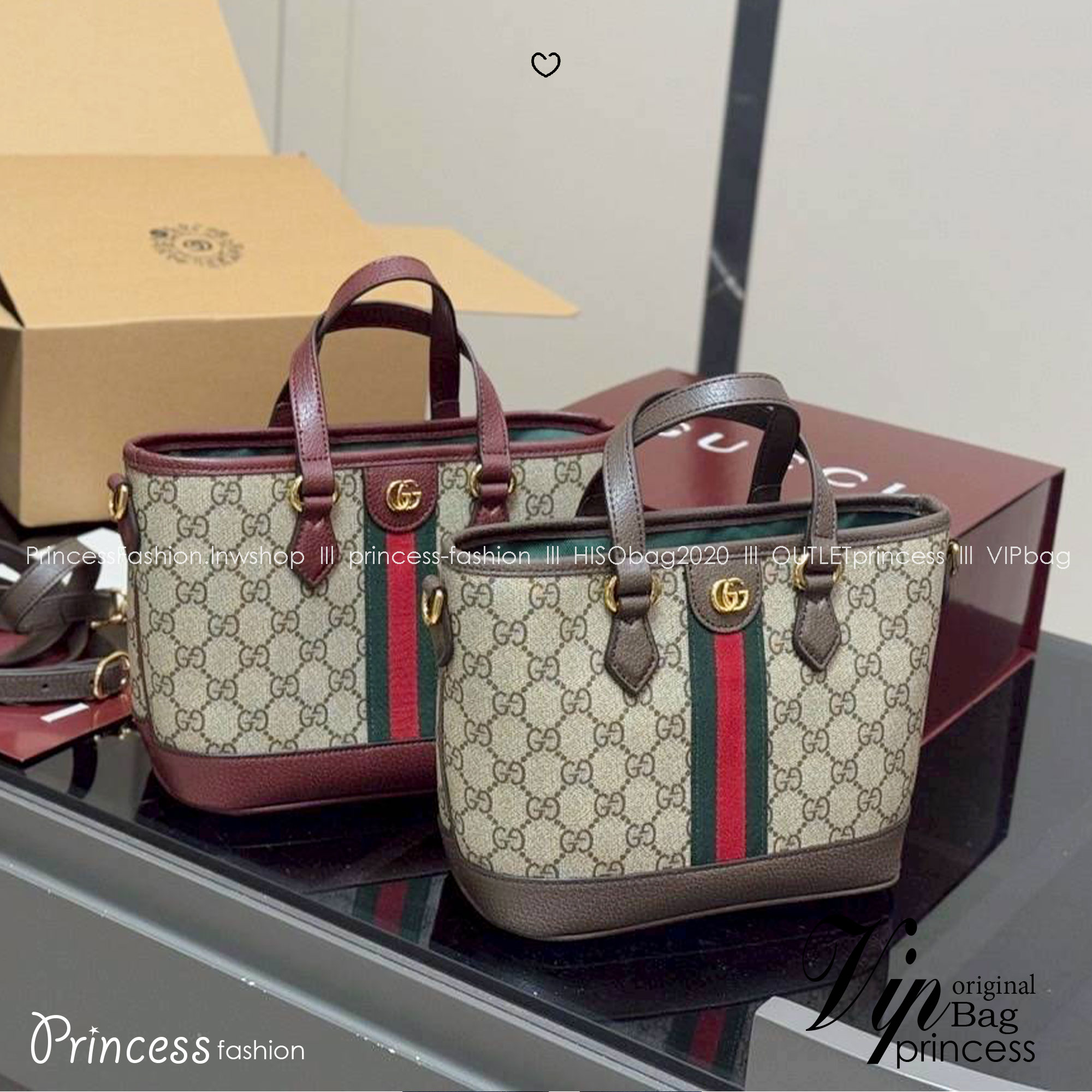 Gucci Ophidia small tote bag กระเป๋าทรงสะพายทรงโท้ทใบเล็ก มีสัมผัสนุ่มนวลในเฉดสีเบจ/เบอกันดี้และสีน้ำตาลเป็นเอกลักษณ์ โดดเด่นด้วยลวดลายคลาสสิค