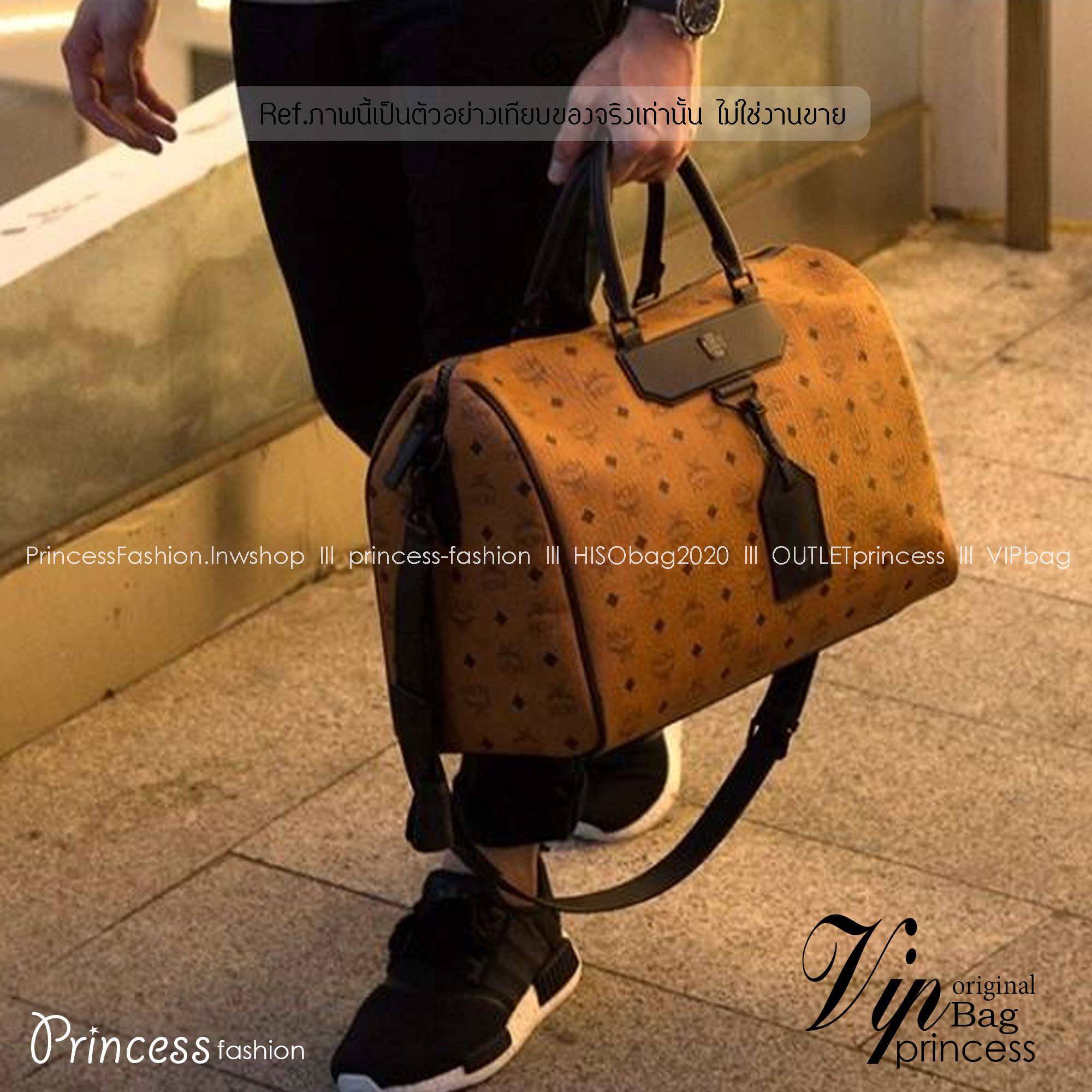 ORI | M.C.M NOMAD WEEKENDER / M.C.M Travel Bag กระเป๋าเดินทางใบใหญ่ ดีไซน์คลาสสิคสายสปอร์ต สายลุย ต้องมารวมกันตรงนี้เลยจ้า ดีไซน์โฉบเฉี่ยว ดูเท่