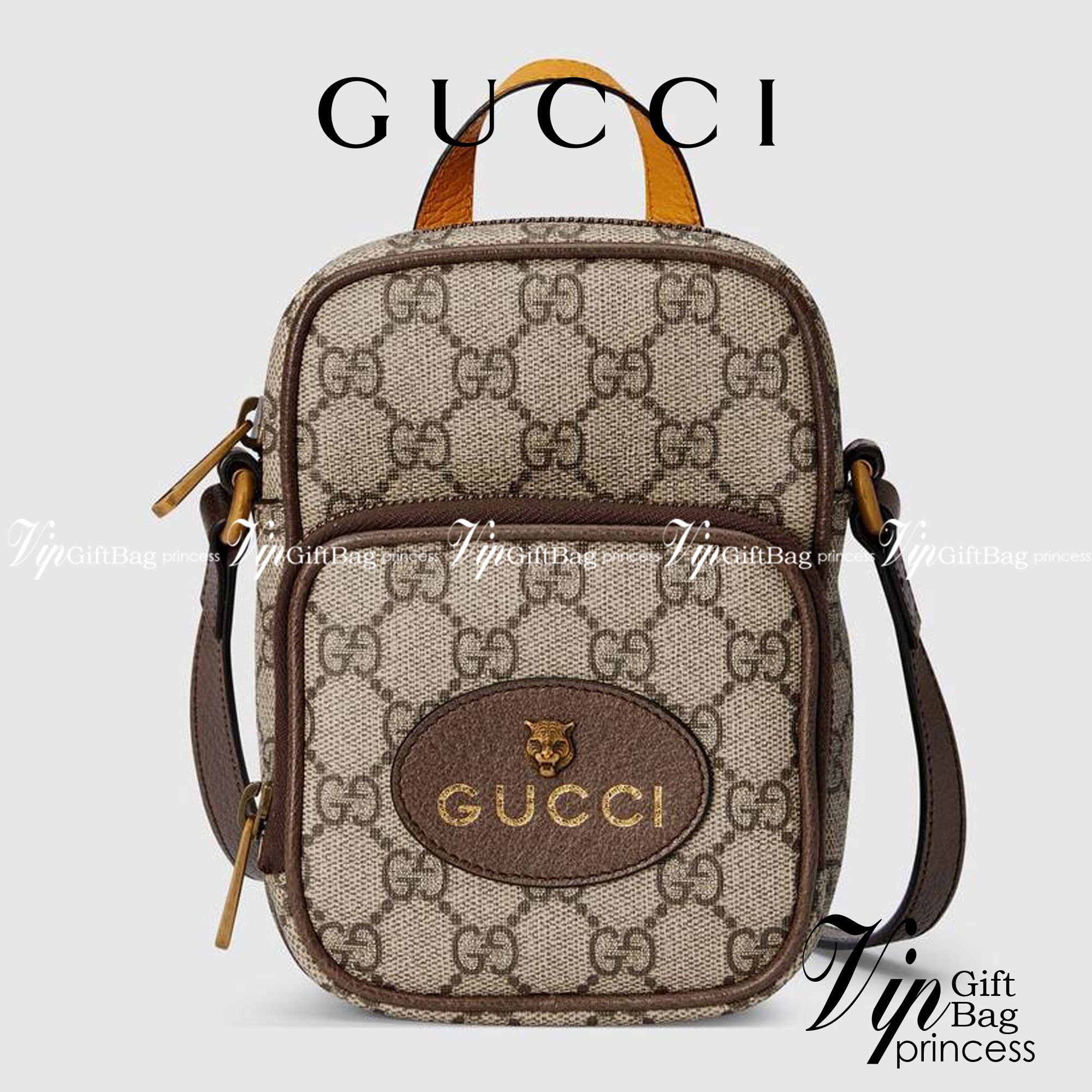 หนังแท้ GUCCI Neo Vintage mini bag / GG Mini Crossbody bag กระเป๋าสะพายข้างใบเล็ก ใช้ได้ทั้งชาย/หญิง งานหนังแท้ทั้งใบ ออริจินอลเกรด ภาพสินค้าถ่ายจากงานขายจริง ใช้งานต่างประเทศได้ค่ะ