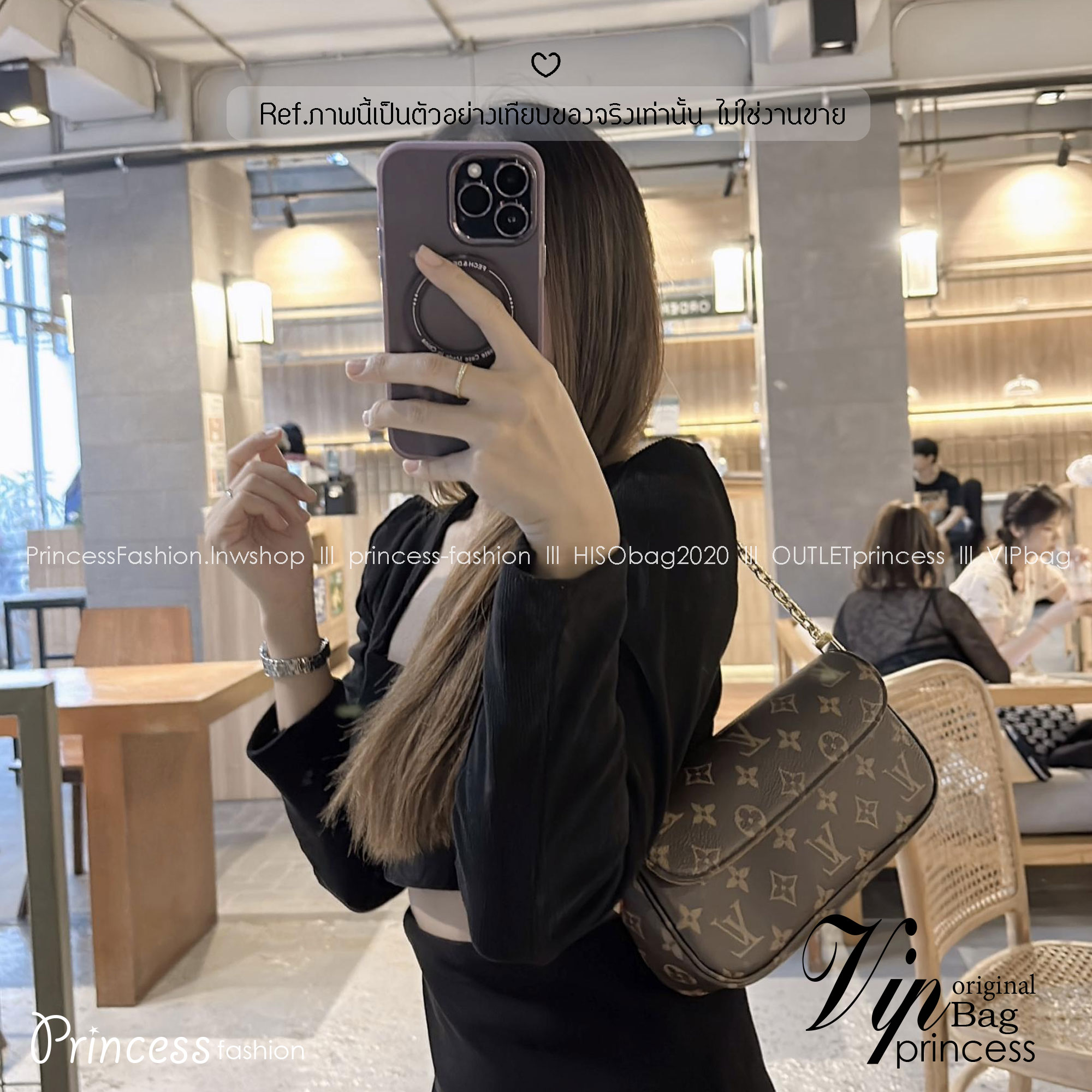 LV Ivy chain wallet กระเป๋าสะพายดีไซน์กึ่งกระเป๋าสตางค์ รุ่นยอดนิยม แต่งสายโซ่สีทองสวยหรู สุดคุ้มด้วยลูกเล่นที่หลากหลาย คล้องไหล่ สะพายข้าง คล้องแขน ได้หมด หรือจะใส่ไว้ทั้งสองเส้นก็เก๋มากค่ะ