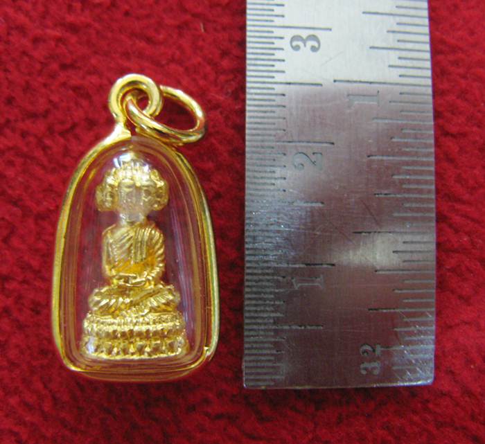สินค้าหมดค่ะ จี้พระเศรษฐีนวโกฏิ สูง 1.5 ซ.ม. เนื้อทองเลี่ยมทองไมครอนพร้อมใบคาถาค่ะ