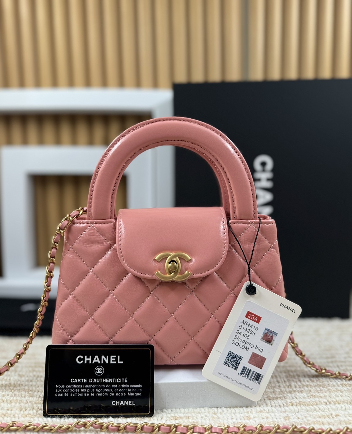 Chanel mini kelly flap bag เกรดออริ สลับแท้ 1:1 ใช้งานต่างประเทศได้