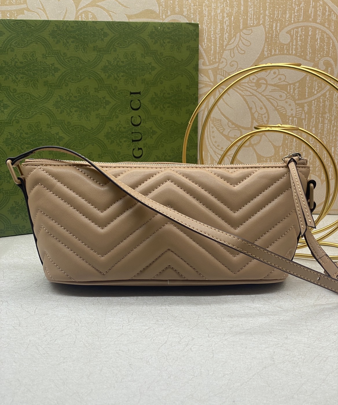 GUCCI GG Marmont Matelasse shoulder bag / GUCCI Marmont เกรดออริจินอล 1:1 ใช้งานต่างประเทศได้ รุ่นใหม่ล่าสุด