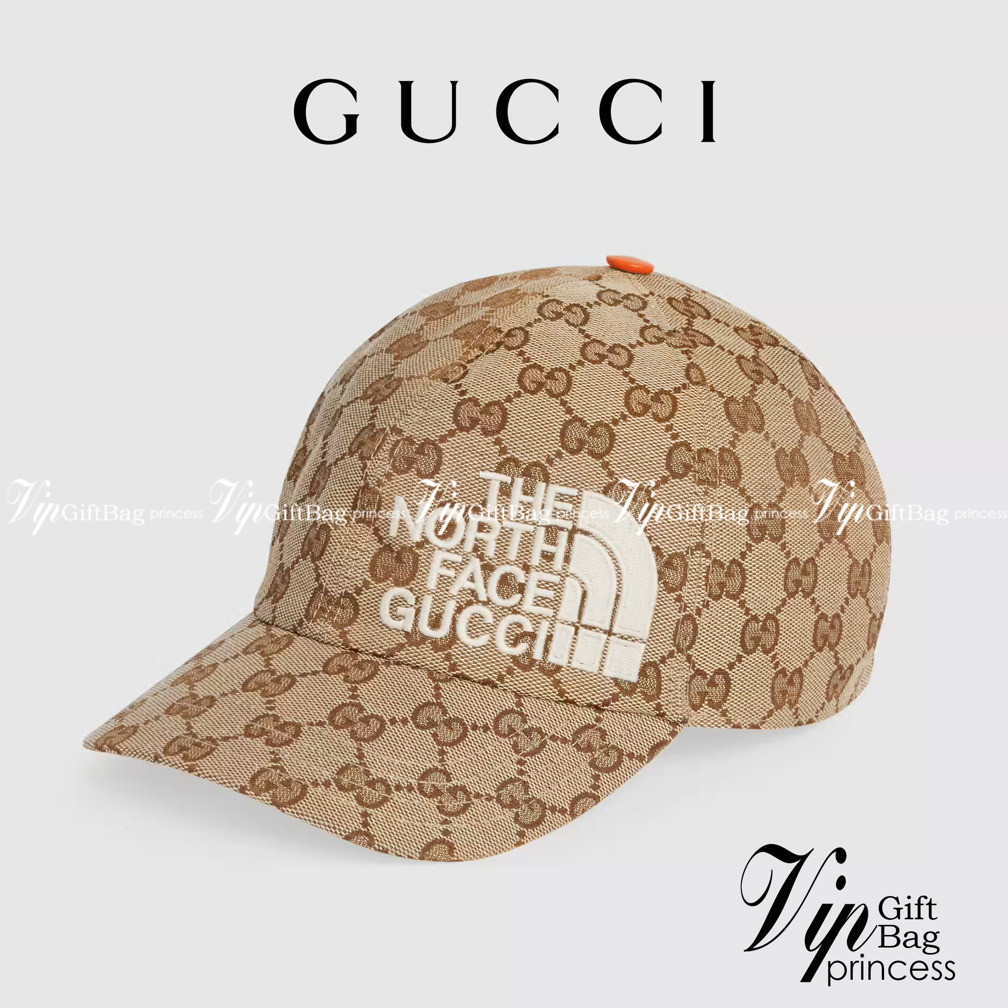 The North Face x Gucci baseball hat พร้อมส่งที่ไทย หมวกเบสบอลผ้าใบ Original GG วัสดุผ้าแคนวาส ปักละเอียดคมชัด เกรดออริจินอล สวย คุ้มค่า ด้านหลังหนังแท้ ปรับระดับได้ รุ่นนี้เป็นการร่วมมือกันระหว่างสองแบรนด์ที่มีประวัติและค่านิยมที่คล้ายคลึงกัน เพื่อเฉลิมฉล