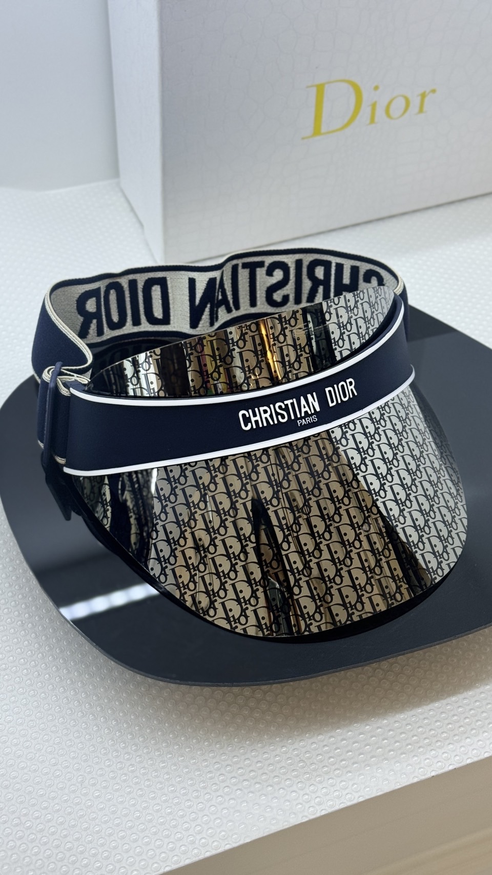 พร้อมส่ง 2สี DiorClub V1U Oblique Visor / Dior oblique visor hat หมวกสไตส์สปอร์ตดิออร์ เกรดออริ สลับแท้ 1:1 ใช้ต่างประเทศได้