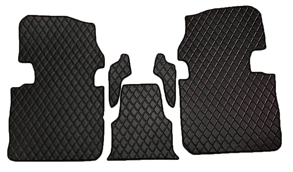 ยางปูพื้นรถยนต์ TOYOTA CAMRY 2012-18 ลายไดมอนดื สีดำ 5ชิ้น (พร้อมส่ง)