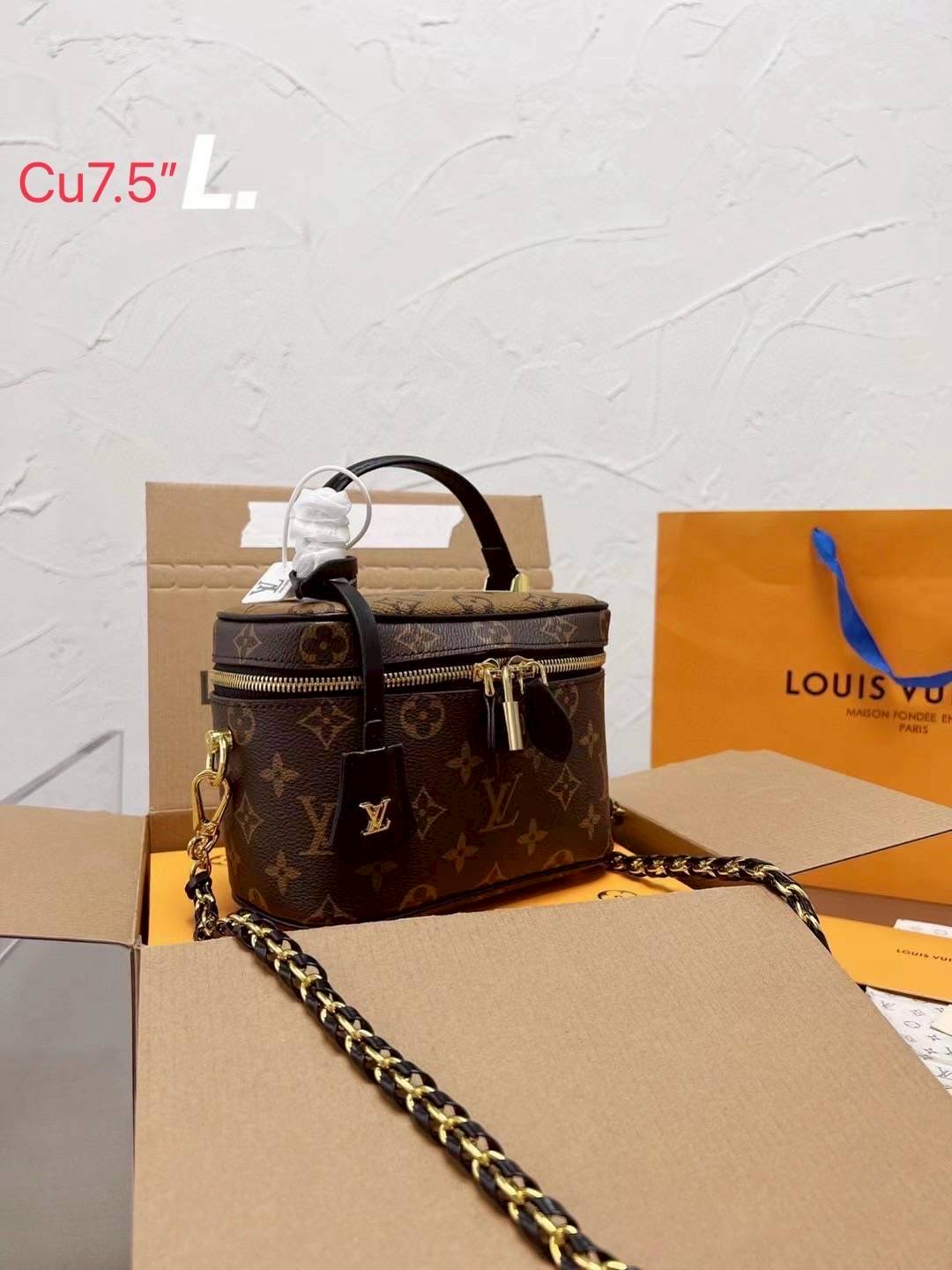 LV Vanity PM bag กระเป๋าถือ/สะพายทรงกล่องสวยคลาสสิก ใช้เป็น everyday bag สะพายได้ทุกวัน ดีไซน์สวยโดดเด่น และมาพร้อมกุญแจล็อค