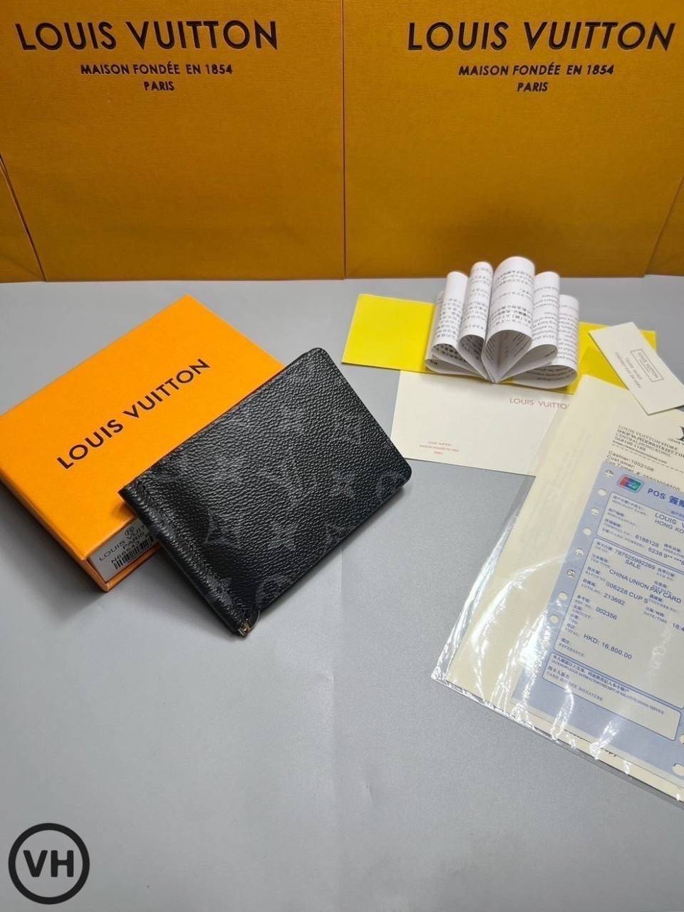 ORI หนังแท้ | LV Pince Money Clip Wallet / LV Short Wallet กระเป๋าสตางค์ใบสั้น กระเป๋าสตางค์ผู้ชาย