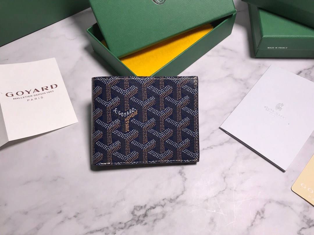 หนังแท้ GOYARD WALLET / GOYARD Victoire Bifold Wallet พร้อมส่งที่ไทย เกรดเทพออริจินอล หนังเกรดดีสุด กระเป๋าสตางค์ผู้ชายใบสั้น พร้อมกล่องเขียวแบรนด์สวยหรู อีกรุ่นที่ยอดขายไม่เคยตก ภาพสินค้าถ่ายจากงานขายจริง ใช้งานต่างประเทศได้เลยค่ะ