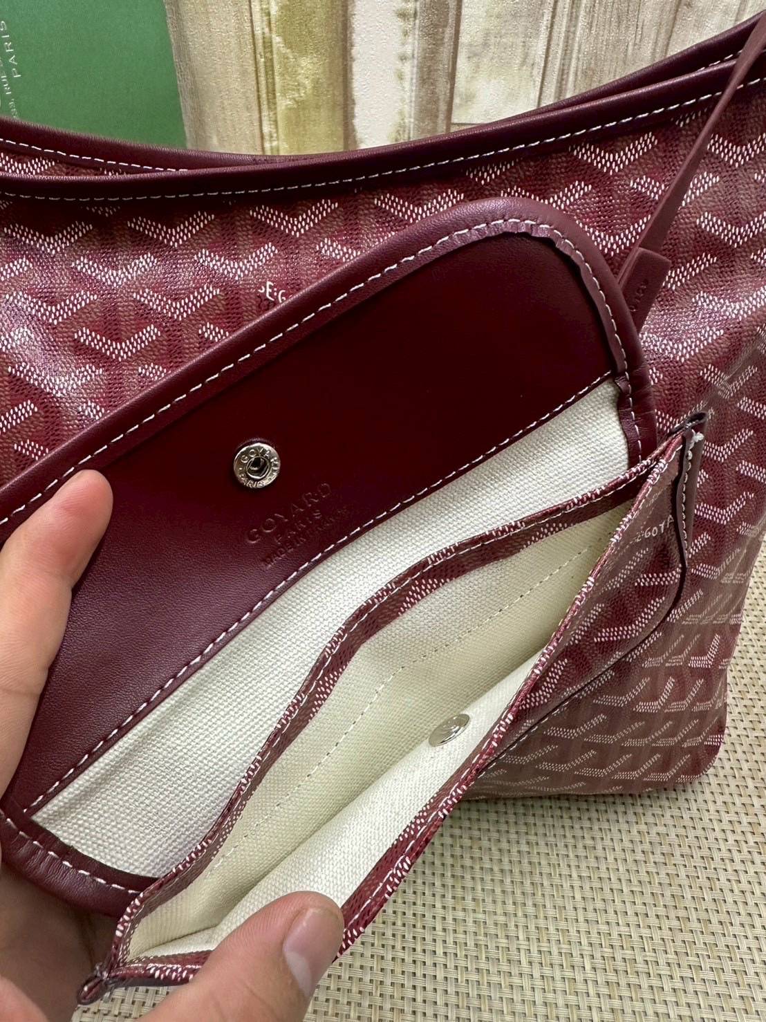 พร้อมส่ง 8 สี ORI หนังแท้ | Goyard Bohème Hobo Bag กระเป๋าสะพายทรงโฮโบ สะท้อนถึงความเบา ความยืดหยุ่น เปิดปิดแบบซิป สะดวกสบายขึ้น