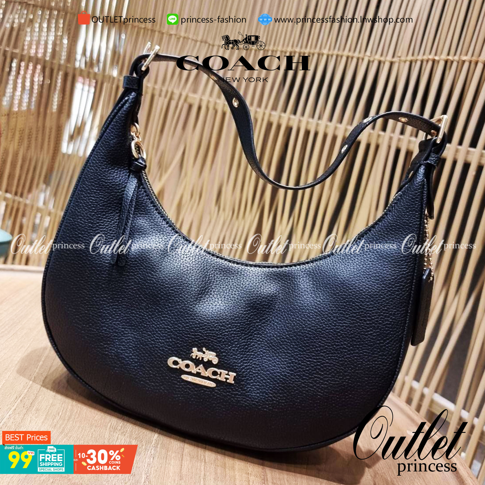 COACH C4108 BAILEY HOBO WITH WHIPSTITCH BEST SELLER ต้องมา!! กระเป๋าทรงโฮโบ ดีไซน์หรูหรา แมชท์ง่ายกับทุกไลฟ์สไตล์ วัสดุหนัง pepble หนังนิ่มสวย เปิด-ปิดด้วยซิปรูดใช้งานง่าย ภายในโล่งกว้าง สายคล้องสะพายไหล่ มีดีเทลน่ารักน่าใช้ ใช้งานสะดวกและง่ายต่อการใช้ชีว