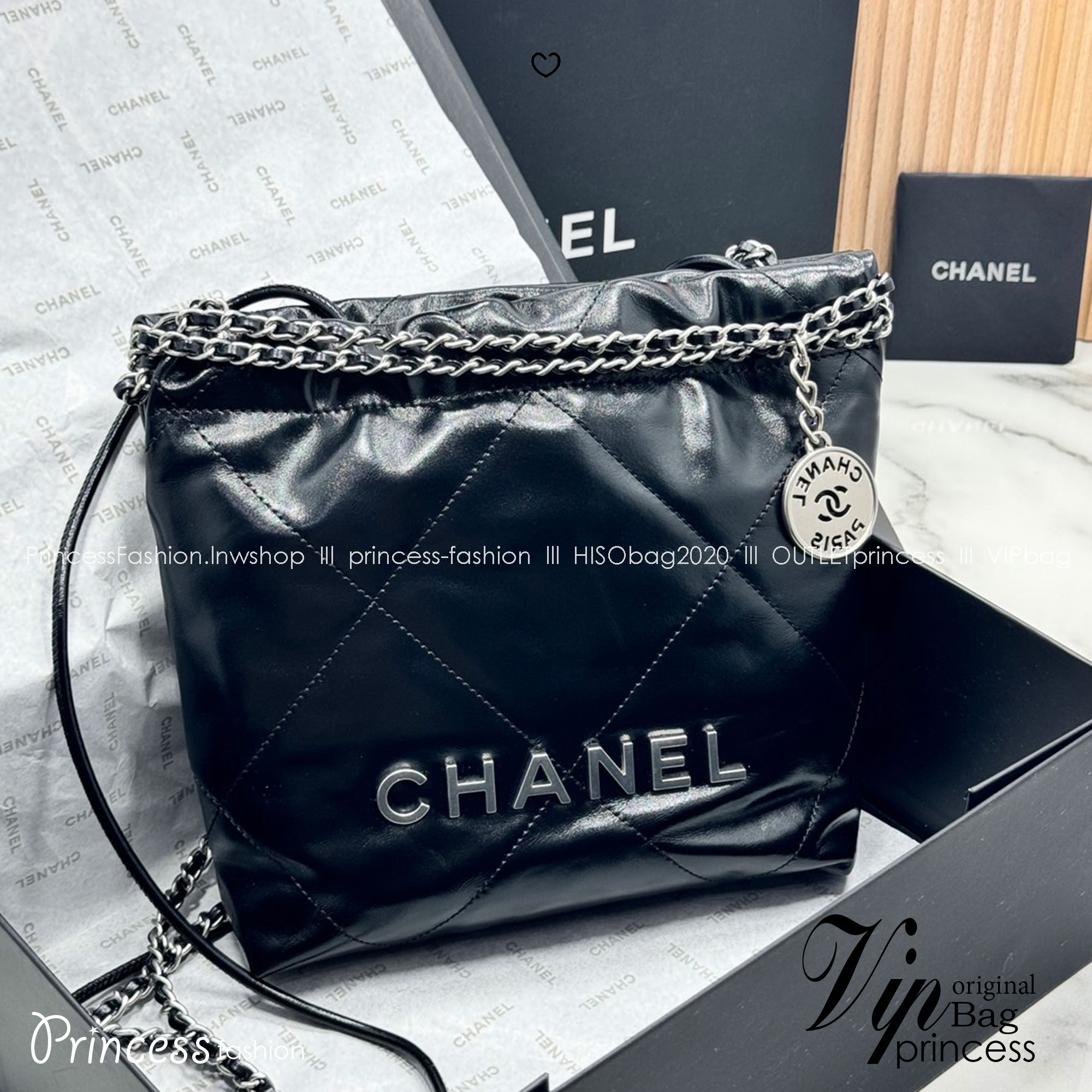 พร้อมส่ง 11 สี ORI หนังแท้ | CHANEL 22 Mini Handbag กระเป๋าสะพายสุดหรู รุ่นยอดนิยม 🤍 เกรดออริจินอล หนังแท้ ภาพถ่ายจากงานขายจริง ใช้งานต่างประเทศได้