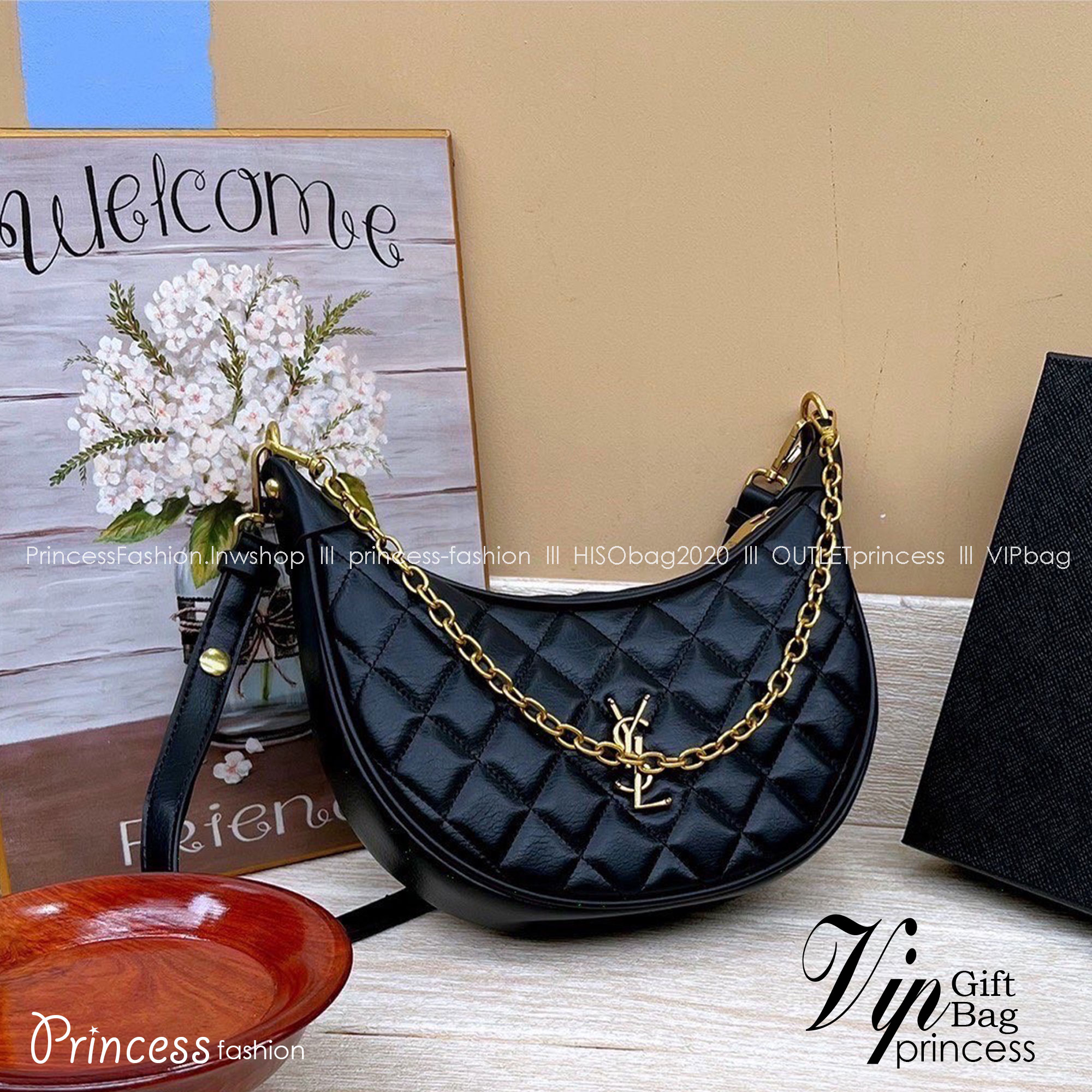 YSL HOBO BAG / YSL HALF MOON ใหม่ล่าสุดก่อนใคร สวยได้ไม่ต้องรอ กับคอลใหม่ลุคลูกคุณ รูปทรงยอดฮิต ตอบโจทย์ได้ทุกลุค ทุกไลฟ์สไตล์