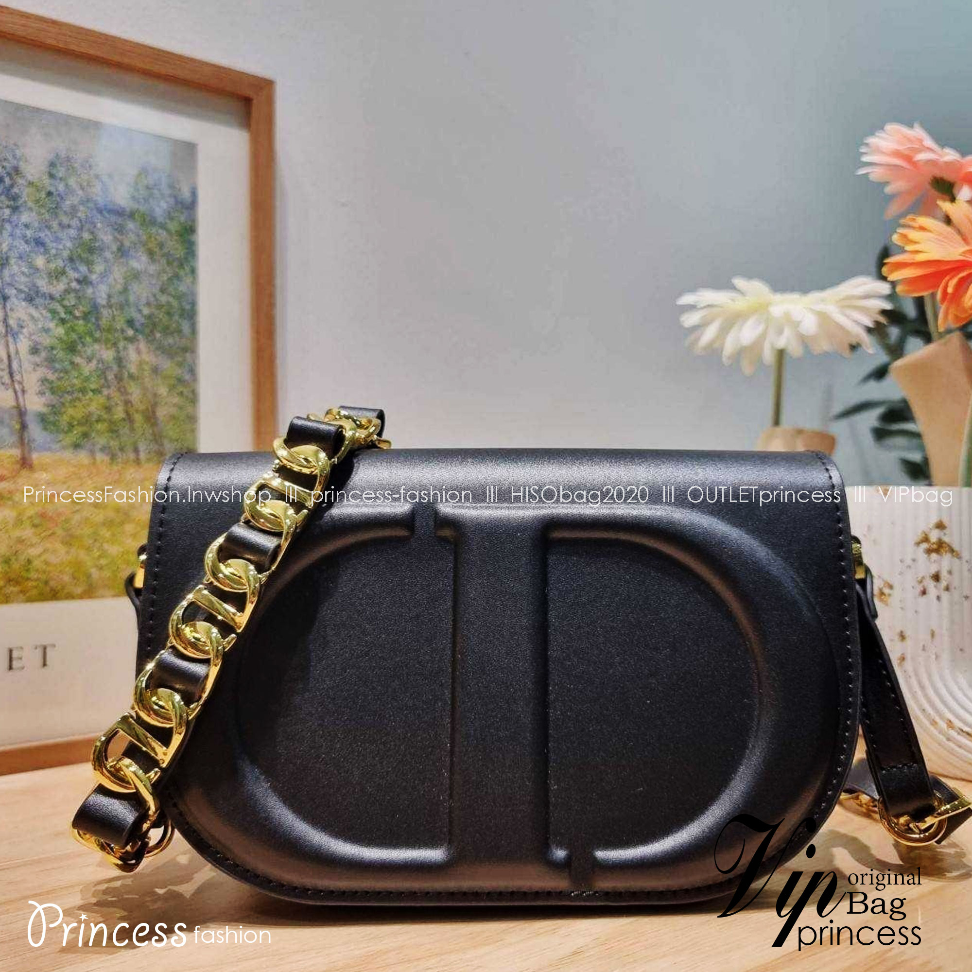 CD SIGNATURE BAG WITH STRAP กระเป๋าสะพายซิกเนเจอร์ ไอเท็มมาแรง ที่สวยแซ่บไม่มีไม่ได้เลย เกรดออริ 1:1 ใช้งานต่างประเทศได้