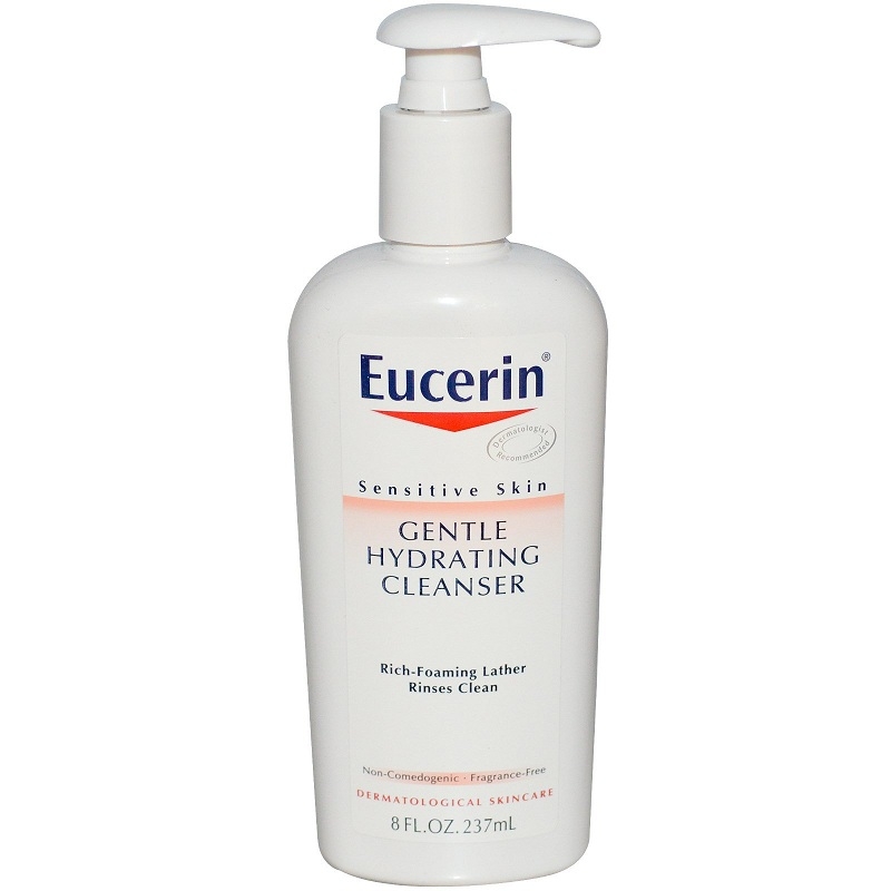 (Pre-order) Eucerin Gentle Hydrating Cleanser Sensitive Skin 8 oz