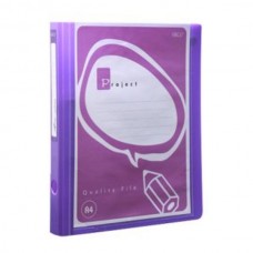 แฟ้ม 2 ห่วงสี A4 สัน 1 นิ้ว #A-995 ออร์ก้า ปกหน้าสอดปกได้