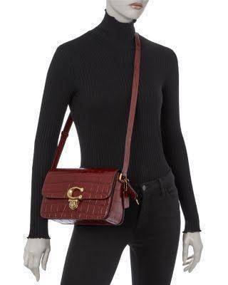 COACH CROCODILE EMBOSSED LEATHER STUDIO SHOULDER BAG (COACH C6640)🌺เอาซิ๊!!ใครอดใจไหวให้รู้ไป!! สวยตาแตก!! ปรับลุคให้ดูแพง แบบไม่ปรานีกันล่ะคราวนี้!// กระเป๋าถือ กระเป๋าสะพาย อีกหนึ่งคอลเลคชั่นสุดตะลึงตา หรูหรา! เวอร์วังอลังสร้าง! ที่ดูแพงม๊ากก!!/