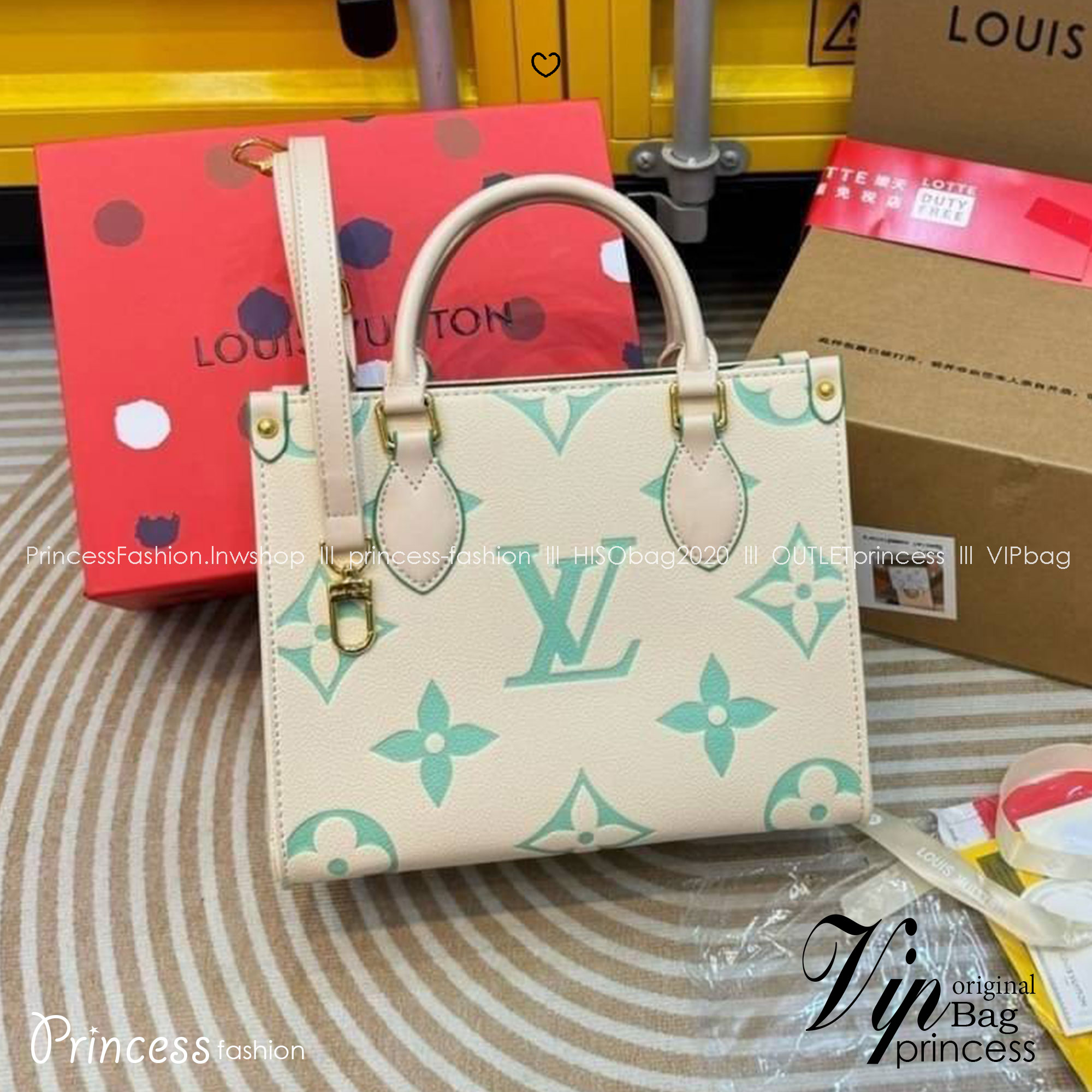 LV OnTheGo PM Bicolor Monogram Empreinte Leather tote bag กระเป๋าทรงโท้ทสีใหม่สวยหวาน โทนพาสเทลให้ความรู้สึกสดชื่นผ่อนคลาย เสมือนสายลมเย็นๆ ในวันต้นฤดูใบไม้ผลิ ที่ใครเห็นต้องเป็นหลงรัก ใช้งานได้ไม่มีเบื่อ