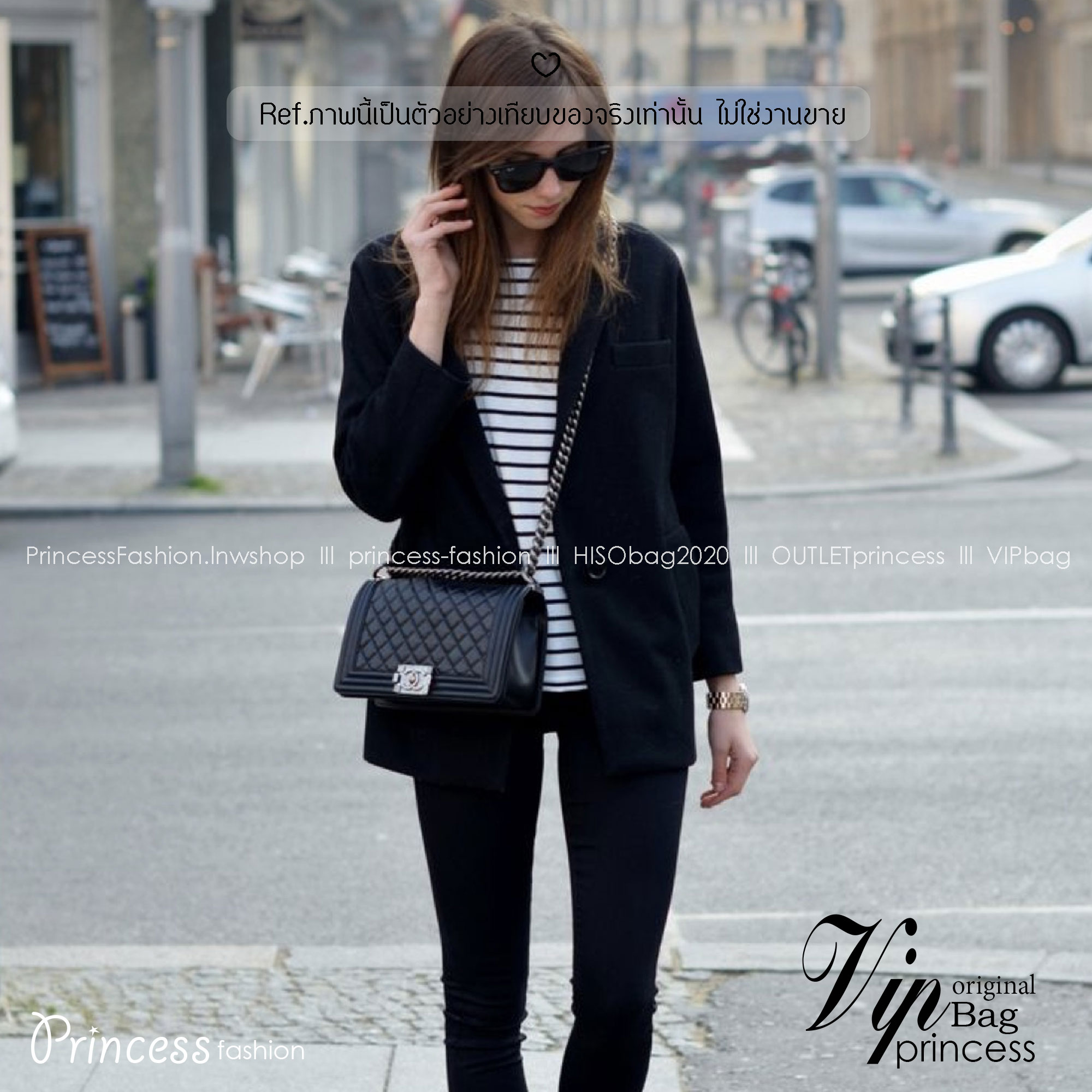 CHANEL BOY กระเป๋าสุดคลาสสิคตลอดกาล ไม่ว่าเวลาจะผ่านไปเเค่ไหนก็ไม่เคย Out สำหรับรุ่นนี้ เรียบ หรู คลาสสิค ผู้ดี ไฮโซที่แท้ทรูอะไหล่เงินรมขวัญสวยมากค่ะ 🧡 เกรดท็อปไฮเอน