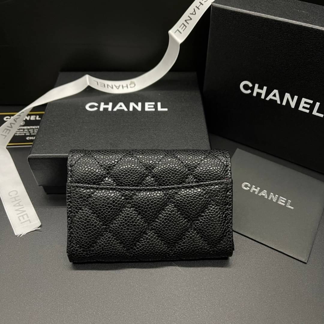 Chanel Wallet / Chanel Card Holder / Chanel Coin กระเป๋าสตางค์ชาแนลใบสั้น กระเป๋าใส่บัตร ใส่เหรียญ ภายในตามรูป เกรดออริจินอล ภาพถ่ายจากงานขายจริง ใช้งานต่างประเทศได้
