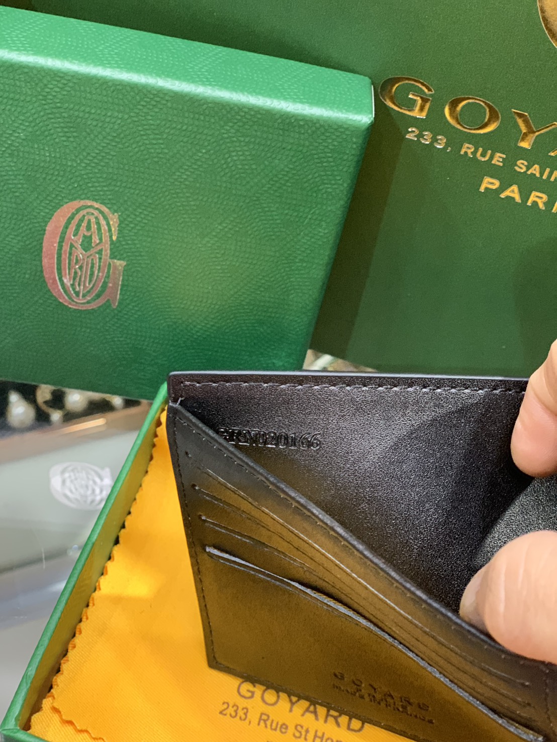 ORI หนังแท้ | Goyard Victoire Wallet / Goyard Short Men Wallet กระเป๋าสตางค์โกยาร์ เรียบหรู มีฟังก์ชันและสไตล์ให้เลือกด้วยช่องใส่บัตรหลายช่อง
