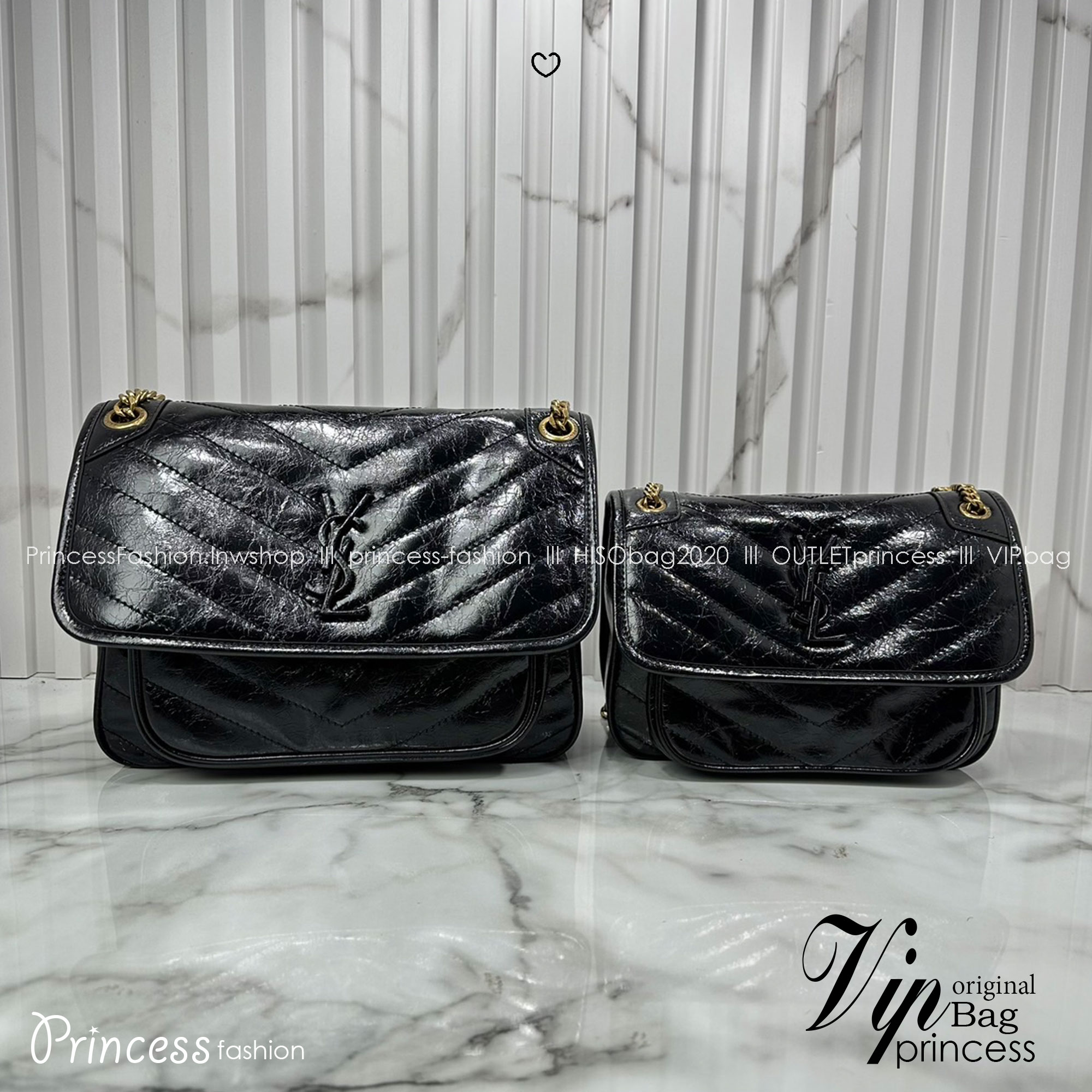 Small YSL Niki shoulder bag 9" กระเป๋าสะพายทรงคลาสสิค รุ่นยอดนิยมของแบรนด์ที่ใครๆก็ต้องมีใช้ ดีไซน์เรียบหรู 🧡เกรดออริ ใช้งานต่างประเทศได้