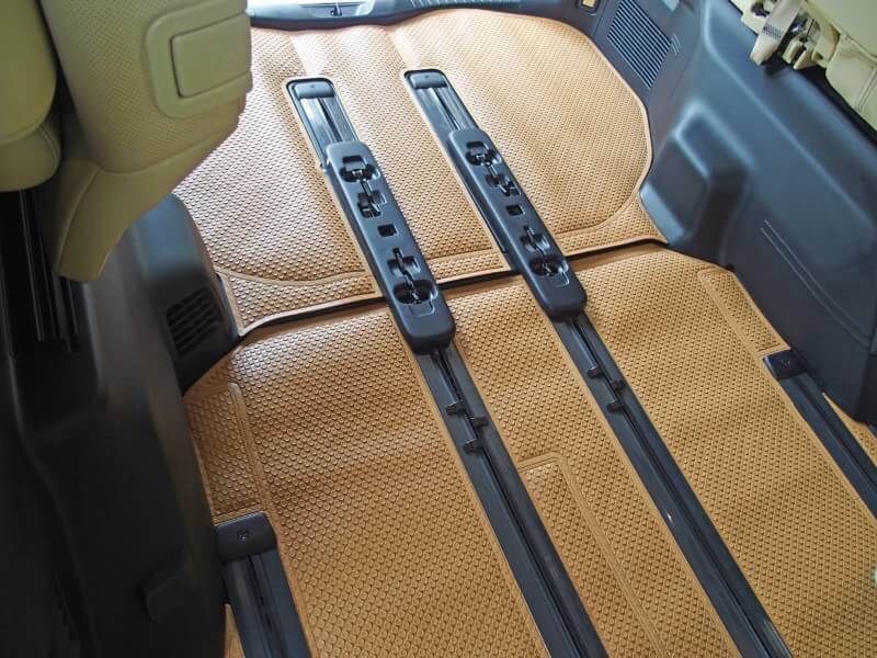 พรมกระดุมเม็ดเล็กรีดขอบTOYOTA ALPHARD 2016-20 สีชามัวร์ เต็มคัน เข้ารูป