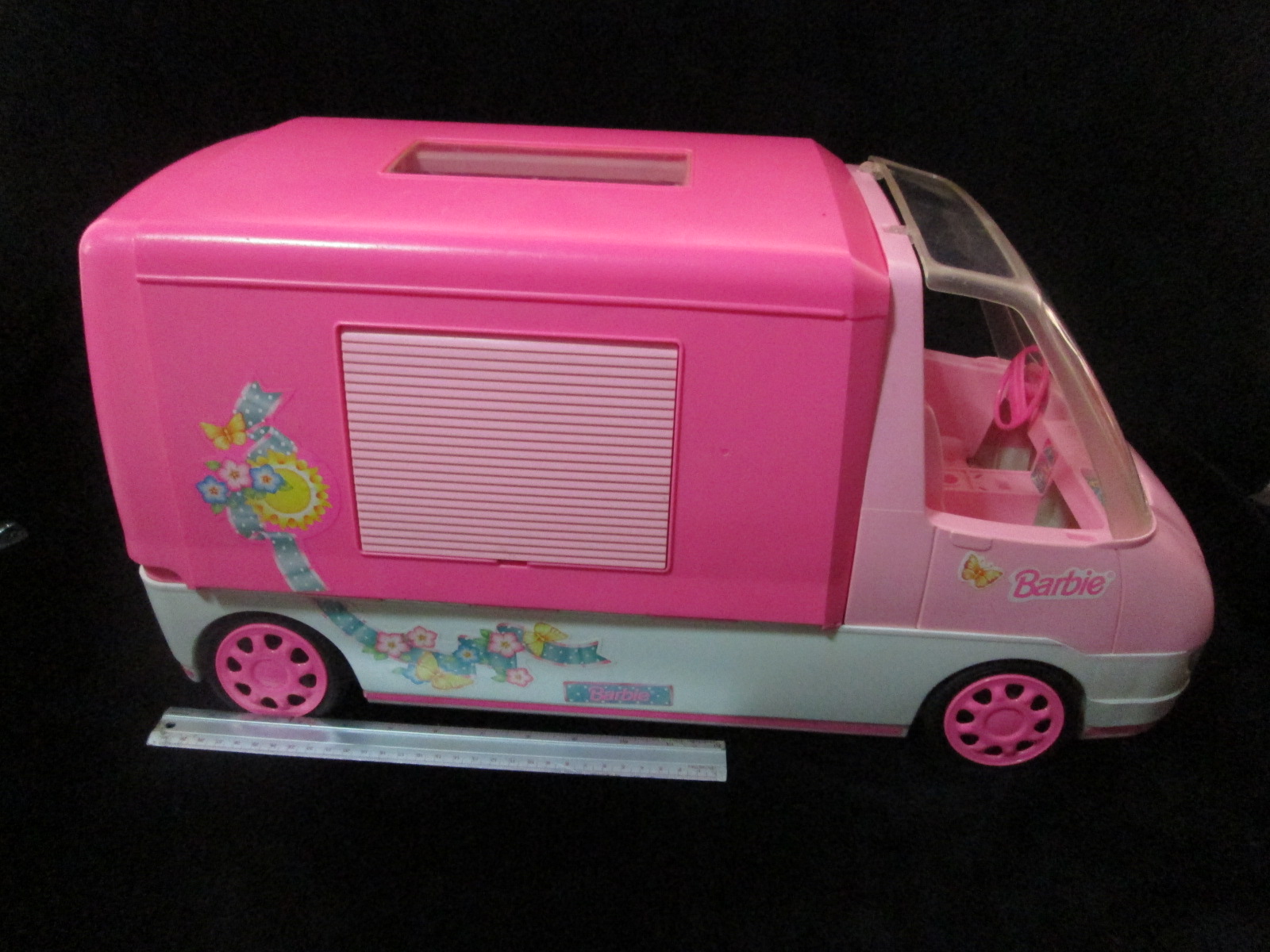 Barbie MOTORHOME "Magical" TRAVELING MOTOR HOME Van w LIGHTS & SOUNDS (1996) มีเสียง มีไฟนะคะ (ของเล่นมือสอง)