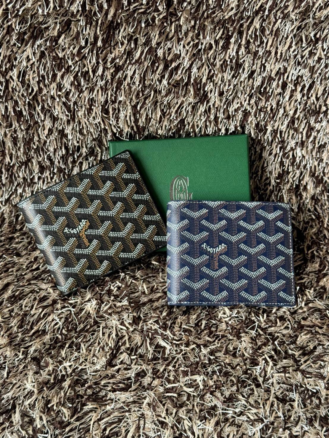 Goyard Wallet Men / Goyard Victoire Wallet กระเป๋าสตางค์ขนาดกะทัดรัดและเหมาะสําหรับการจัดสำหรับการ์ดและธนบัตร ลวดลายสุดคลาสสิค