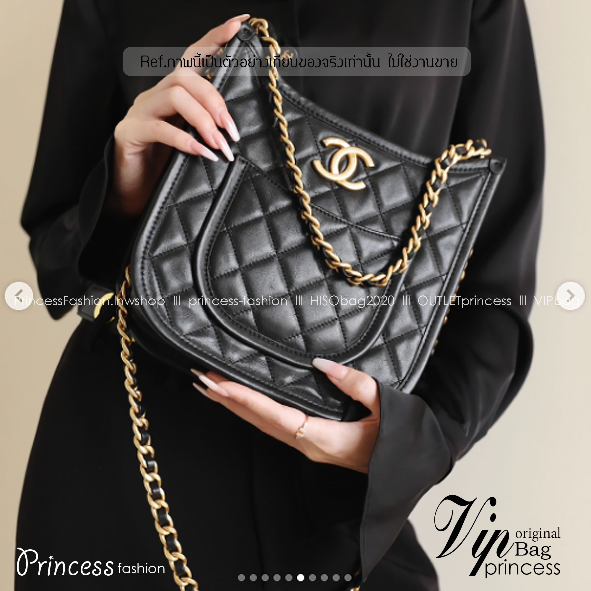 Chanel 24s hobo bag / CHANEL Casual Style Leather Party Style กระเป๋าสะพายทรงสวยมากค่ะ รุ่นตามหา เป็น every look ได้หลายโอกาส อะไหล่ทองหรูหรา เกรดออริ 1:1