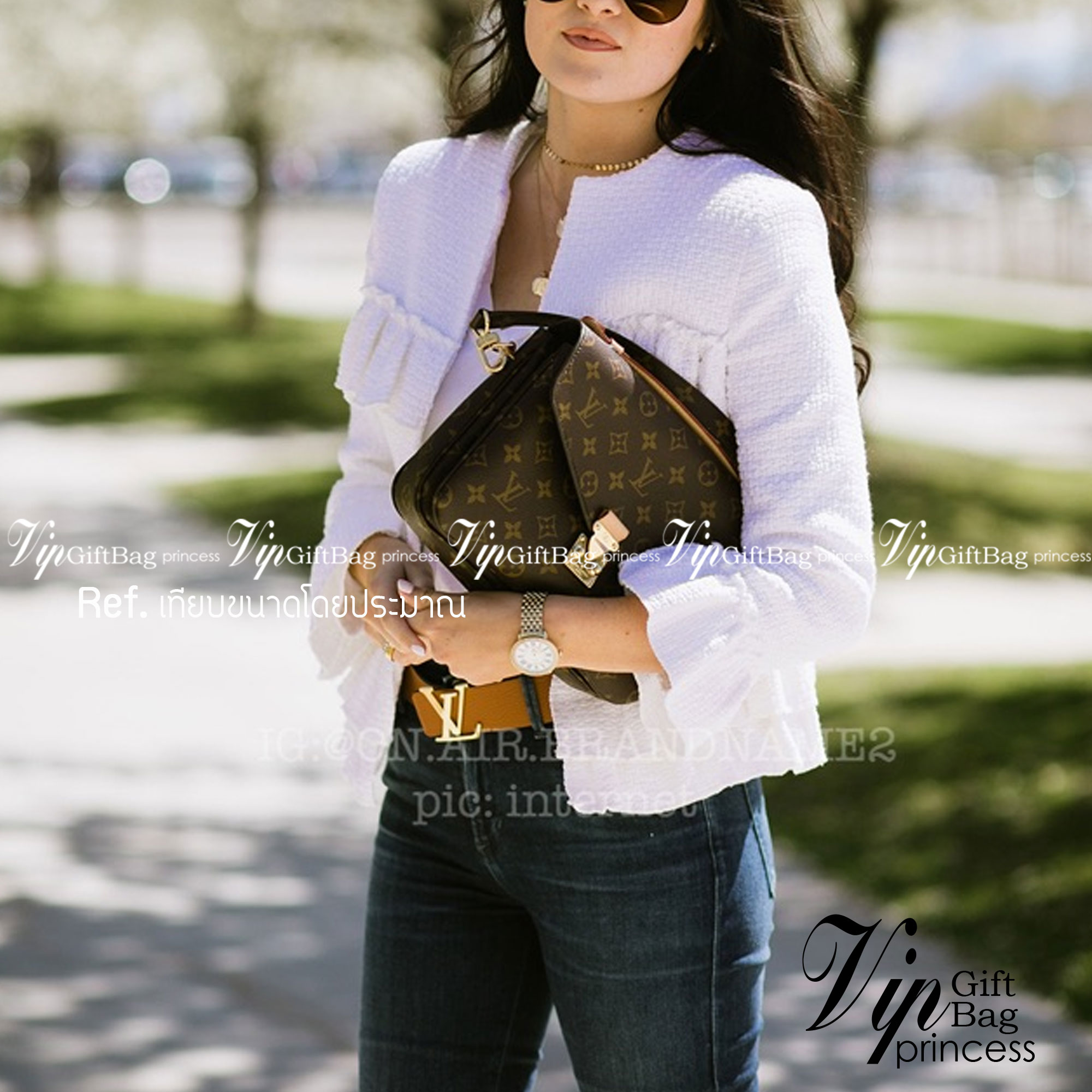 LV Monogram Reverse Pochette Metis / LV Pochette Metis กระเป๋าสะพายไอเท็มนำแฟชั่นที่น่าดึงดูดใจ ทรงกะทัดรัดและใช้งานได้สะดวก หนังแคนวาสอย่างดี ลาย Monogram เปิด-ปิดแบบกดล็อคอะไหล่สีทองสวยงาม