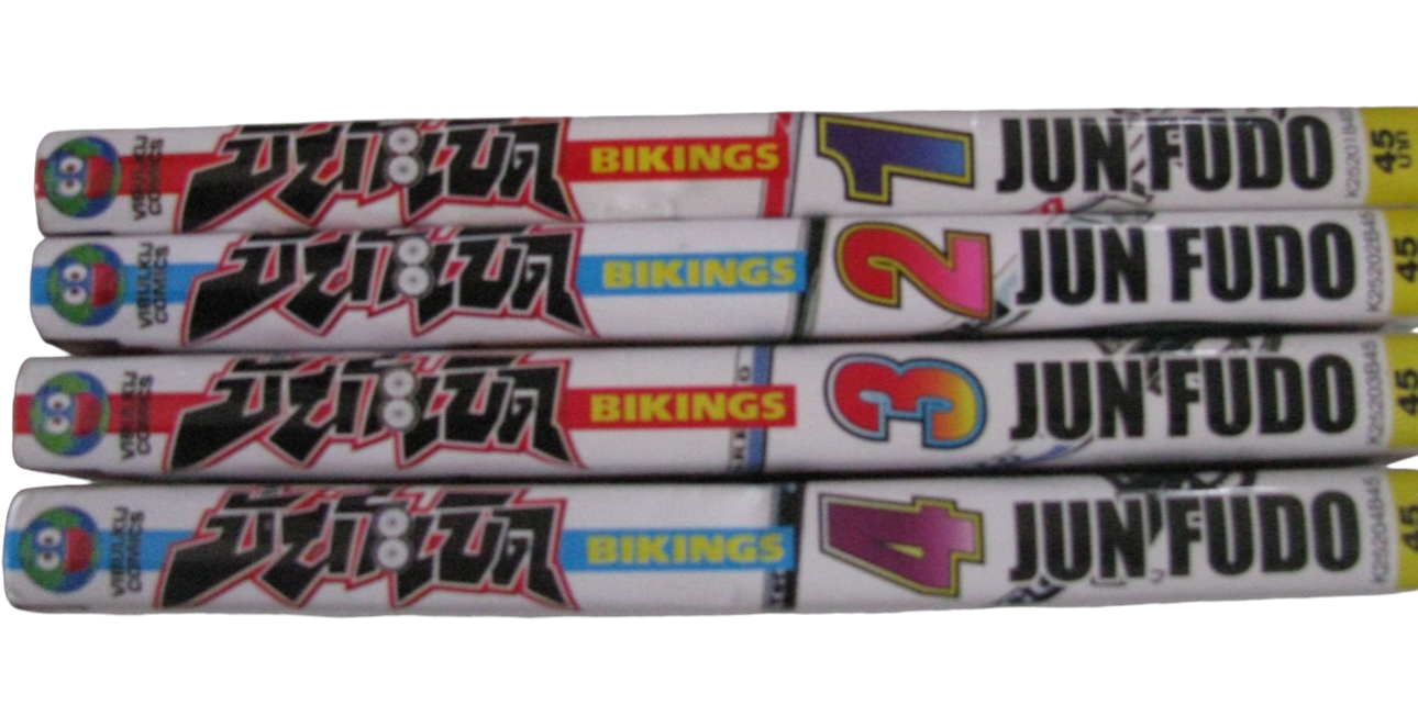 ปั่นระเบิด BIKINGS ชุด เล่ม 1-4 (ชุดนี้มี 8 เล่มจบ) จุน ฟุโด เขียน