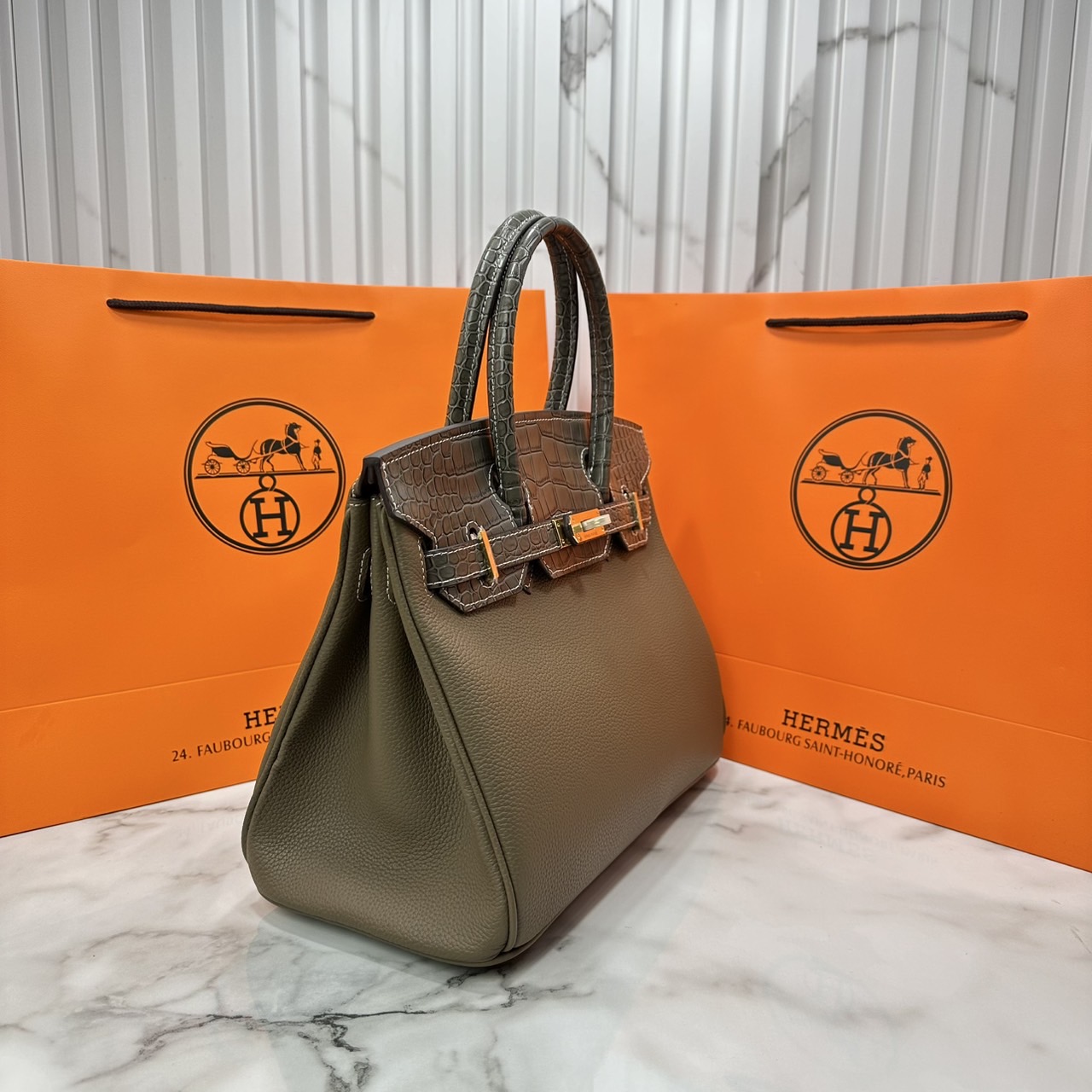 ORI หนังแท้ | Hermes Birkin 25 Bag กระเป๋าสะพายที่สุดแห่งหรูหราลัคชู นิยามของความสง่างามเหนือกาลเวลา แบรนด์เนมในฝัน งดงามดั่งเจ้าหญิง