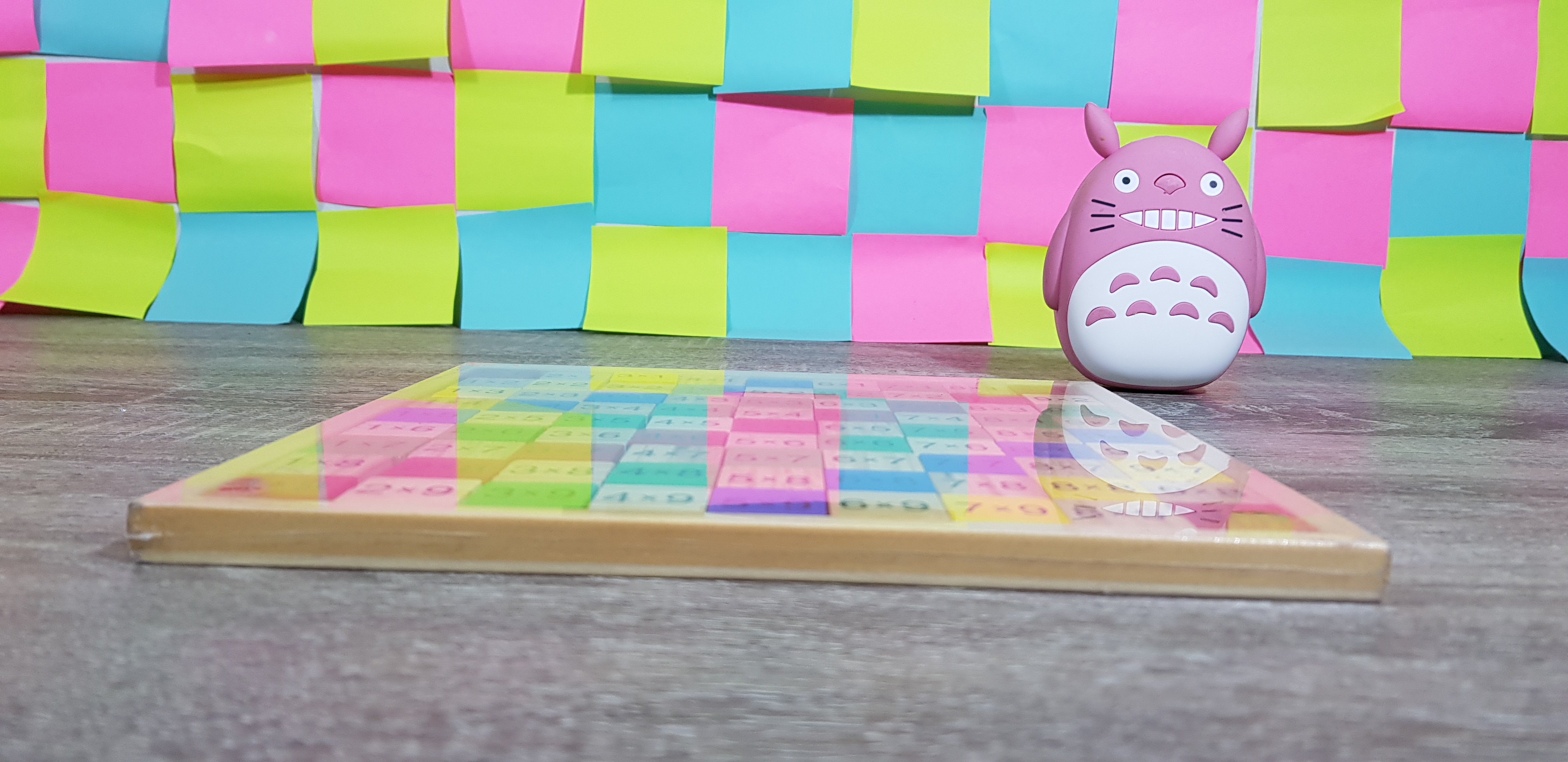 กระดานฝึกสูตรคูณไม้ขนาด (22x22cm.)