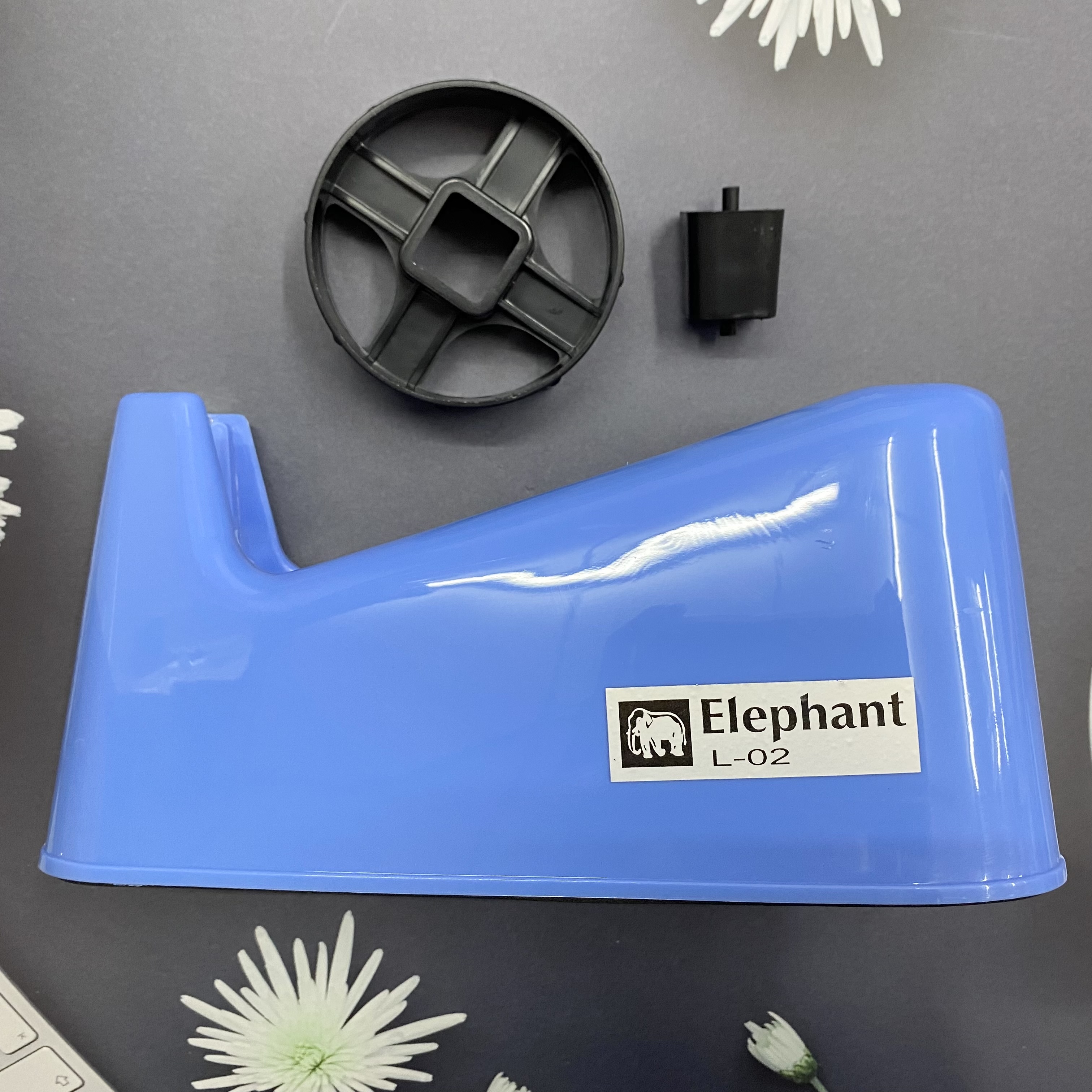 แท่นตัดเทป แกนเล็ก+แกนใหญ่ ตราช้าง #L-02B