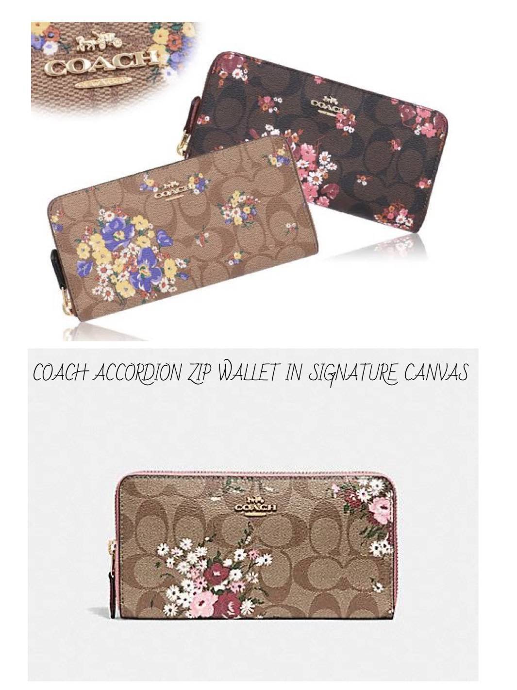 COACH ACCORDION ZIP WALLET IN SIGNATURE CANVAS กระเป๋าสตางค์ใบยาวนี้ที่เหมาะกับการใช้งานทุกรูปแบบ นอกจากเพิ่มความมั่นใจแล้ว ยังทำให้ชีวิตของเราง่ายขึ้นอีกด้วย โดยการเปิดปิดแบบซิปรอบ สามารถใส่ธนบัตร เหรียญ บัตรต่างๆได้หลายใบเลยทีเดียว ขนาดของกระเป๋าสามารถถ
