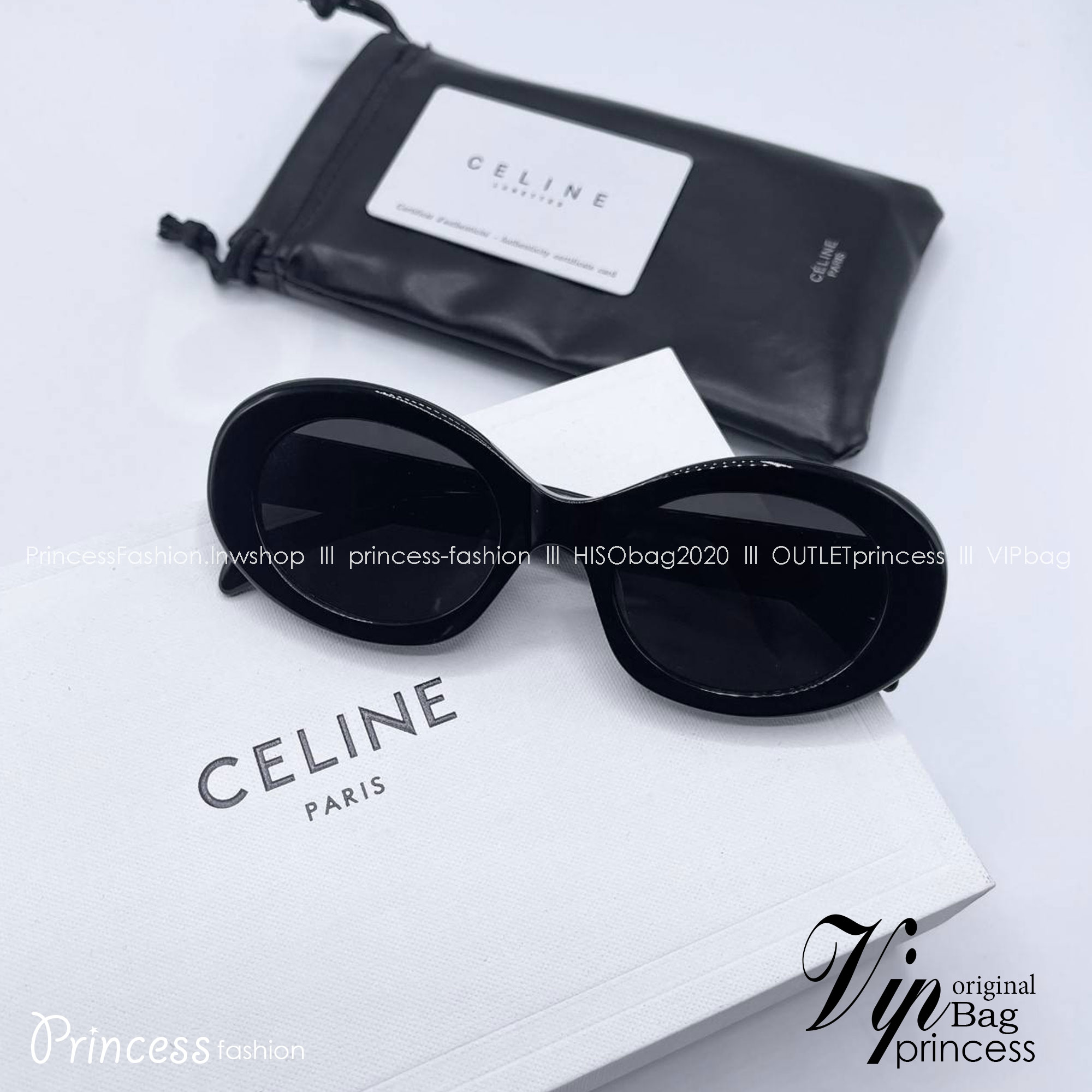 แว่นตาลิซ่า Celine Sunglass เกรดท็อปออริ 1:1 สลับแท้ เกรดดีสุด ใช้งานต่างประเทศได้ ภาพถ่ายจากงานขายจริง สวยแบบตะโกน มาพร้อมอุปกรณ์ครบเซ็ท ดูผู้ดี มีพกติดตัวไว้ไม่ตกเทรนด์ ใช้ได้ทุกโอกาส