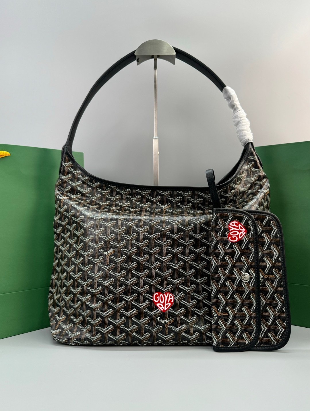 GOYARD Boheme Hobo Heart Shape Bag / GOYARD Tote Bag กระเป๋าทรงโท้ทใบใหญ่ หนังแท้สวยเป๊ะ เกรดท็อปออริ สลับแท้ 1:1 เกรดดีสุด ใช้ต่างประเทศได้ ผ่านทุก ตม.