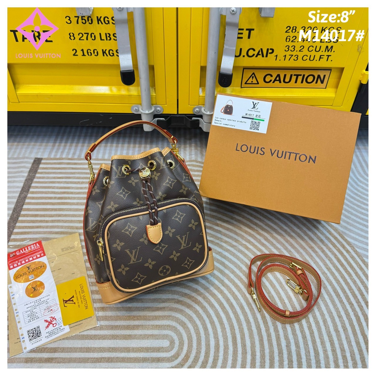 LV Noe Cargo bag / LV Bucket Bag กระเป๋าทรงบัคเก็ตใหม่ล่าสุด กระแสคาร์โก้มาแรงสุดๆ โดดเด่นเป็นเอกลักษณ์ด้วยลายพิมพ์โมโนแกรม รูดเปิด-ปิดปากกระเป๋าด้วยเชือกร้อยตกแต่งโลโก้อะไหล่ทองหรูหรา