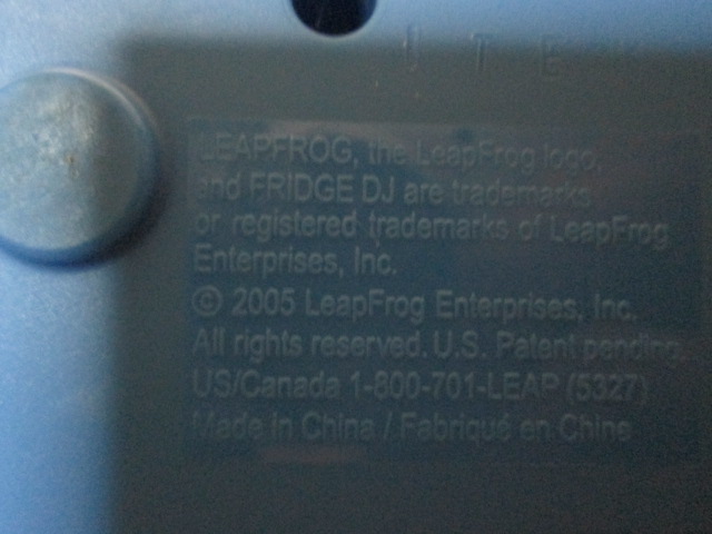 LeapFrog Fridge DJ Magnetic Learning Radio ของเล่นมือสอง