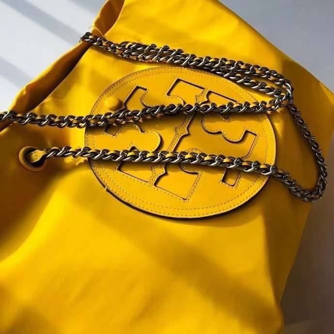 TORY BURCH Ella Chain Tote 32cm / TORY TOTE NYLON BAG พร้อมส่ง 4 สี กระเป๋าสะพายทรงโท้ท จุของได้เต็มที่ น้ำหนักเบา รูปทรงคลาสสิคชวนใช้