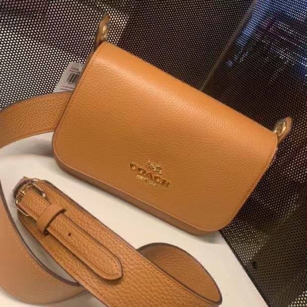COACH SMALL JES MESSENGER WITH SIGNATURE CANVAS STRAP
