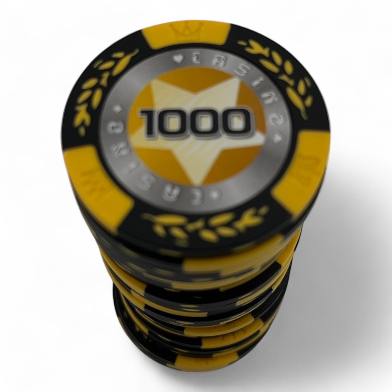 ชิปโป๊กเกอร์เกรดพรีเมี่ยมCASINO แบบแยกเหรียญ น้ำหนัก14g.(Chip poker)