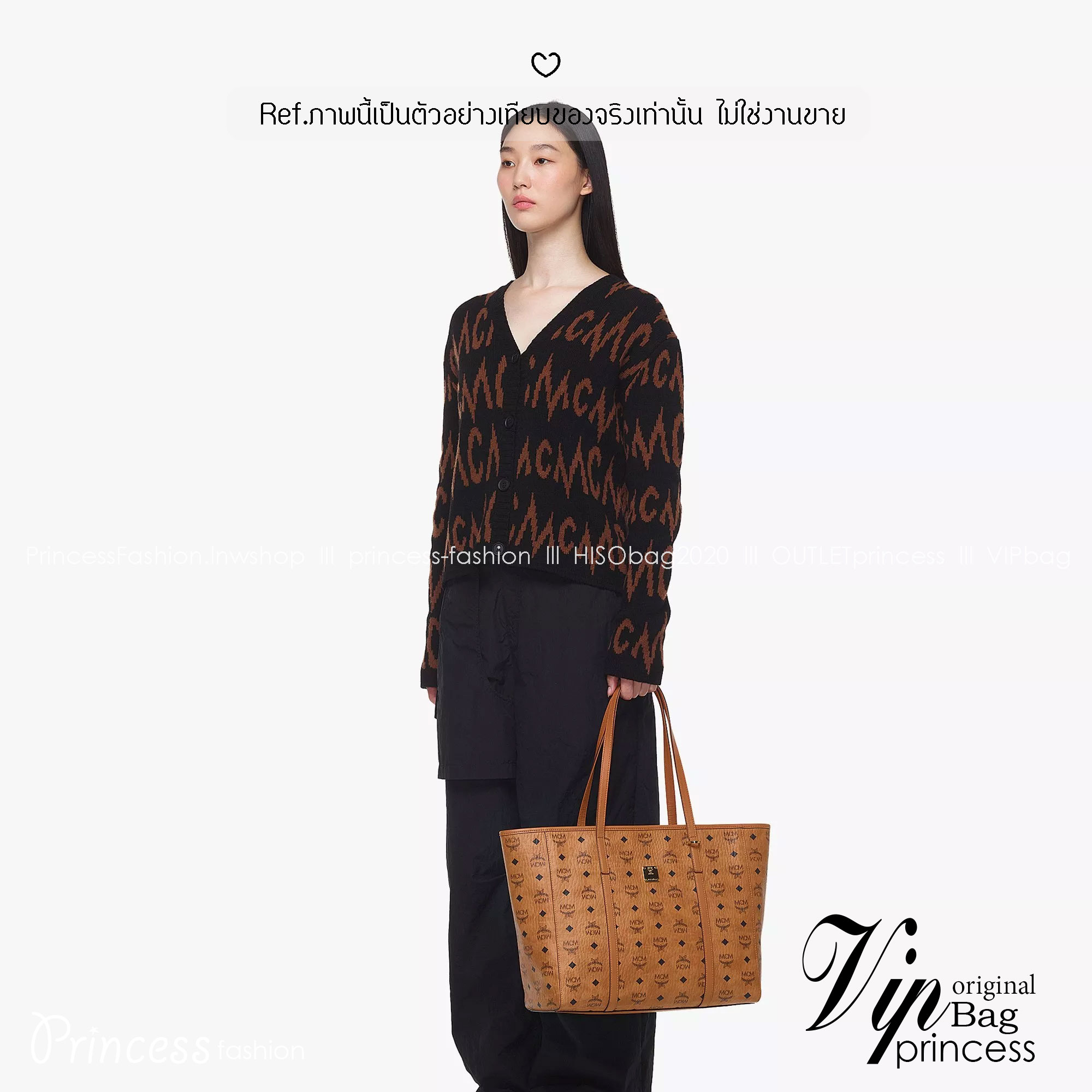 M.C.M MEDIUM TONI SHOPPER กระเป๋าทรงโท้ทใบใหญ่จุใจ เกรดท็อปออริ 1:1 สลับแท้ ใช้งานต่างประเทศได้