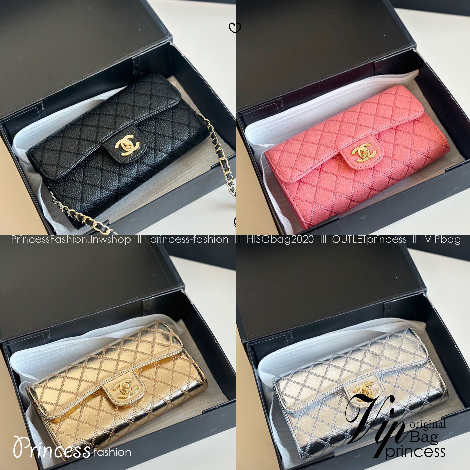 CHANEL WALLET ON CHAIN กระเป๋าสตางค์พร้อมสายสะพายโซ่อะไหล่ทองสุดหรู ดูแพง สายถอดได้ รุ่นยอดนิยมไอเท็มฮิต พร้อมส่งที่ไทยไม่ต้องรอพรีฯ สาวก Chanel Must Have! นะคะ