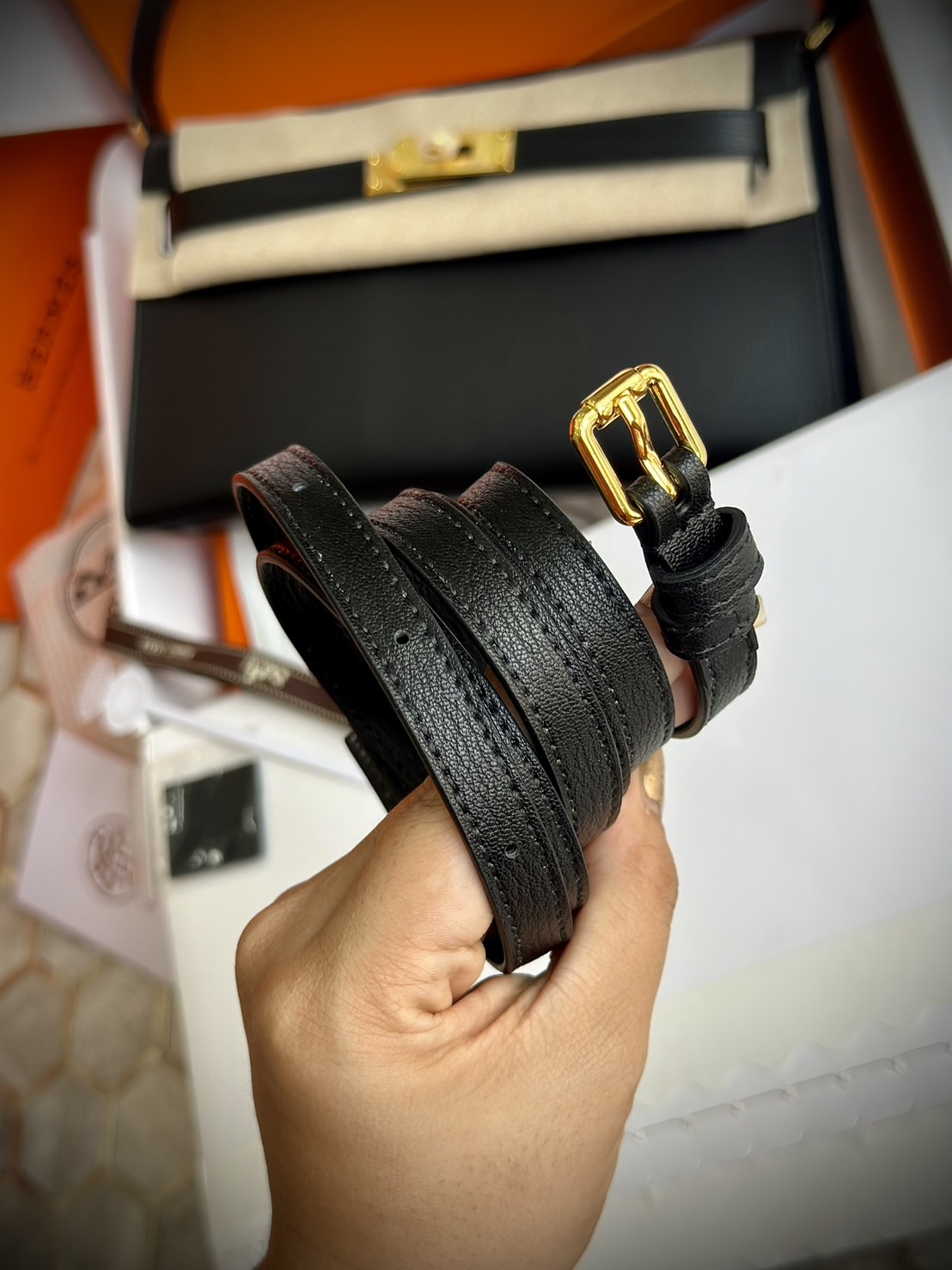 HERMES Kelly Classique To Go wallet swift leather เกรดงานดีสุด กระเป๋าแบรนด์หรูทรงกระเป๋าสตางค์ หนังแท้ เกรดออริ ท็อป สลับแท้ 1:1 ใช้งานต่างประเทศได้