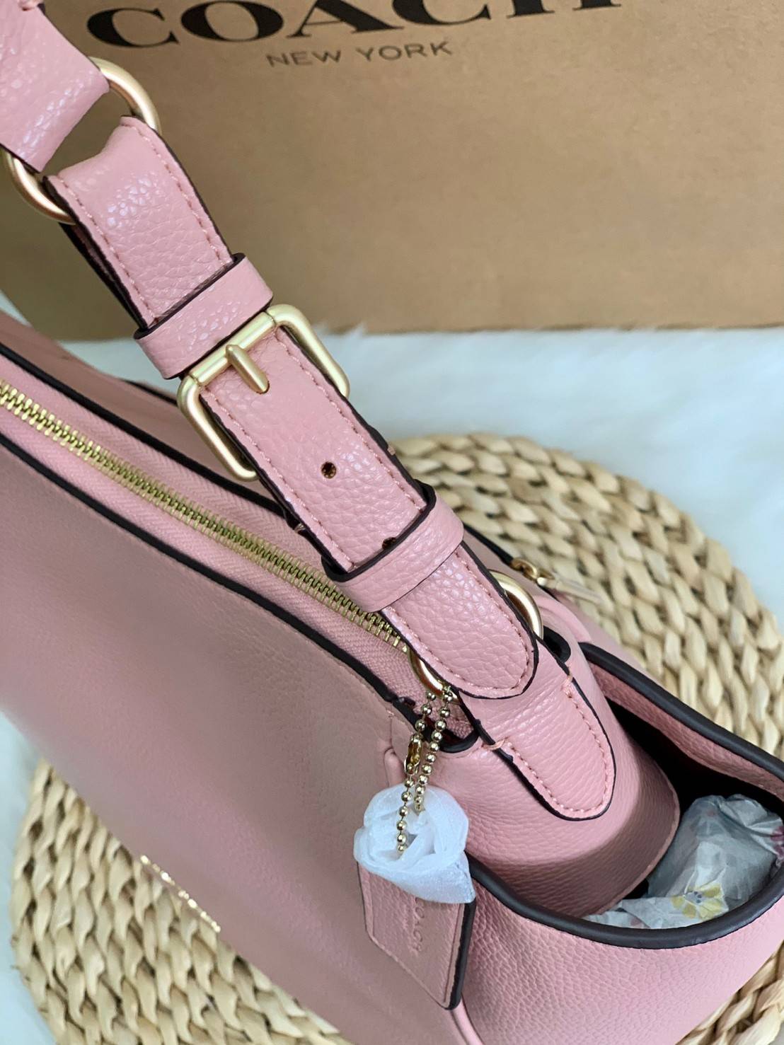 สินค้าออกใหม่ พร้อมคอลเลคชั่นสีใหม่ล่าสุดค่ะ! COACH RORI SHOULDER BAG ((C2855)) พร้อมส่งที่ไทย สวยก่อนใครแน่นอนค่ะ! กระเป๋าสะพายไหล่ หนังแท้ชั้นดีที่สุด หนังนิ่ม ทรงสวย หลงรักแน่นอนค่ะ