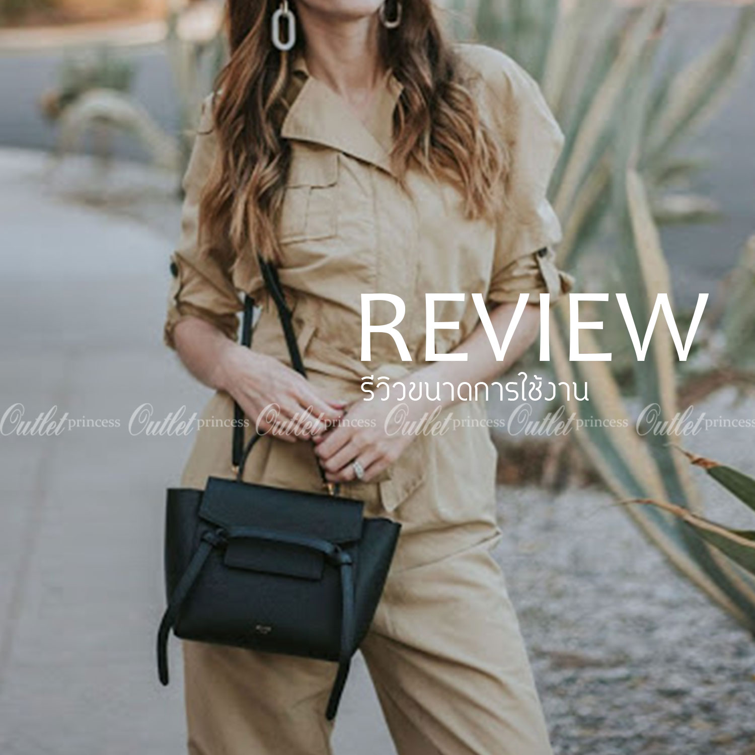 พรีเมี่ยมกิ๊ฟแท้ 100% 】รุ่นหนังแท้ CELINE PICO BELT BAG IN GRAINED CALFSKINAMAZONE ขนาดมินิ น่ารักสุดๆ ใส่ของจุกจิกได้เยอะ พกพาสะดวก