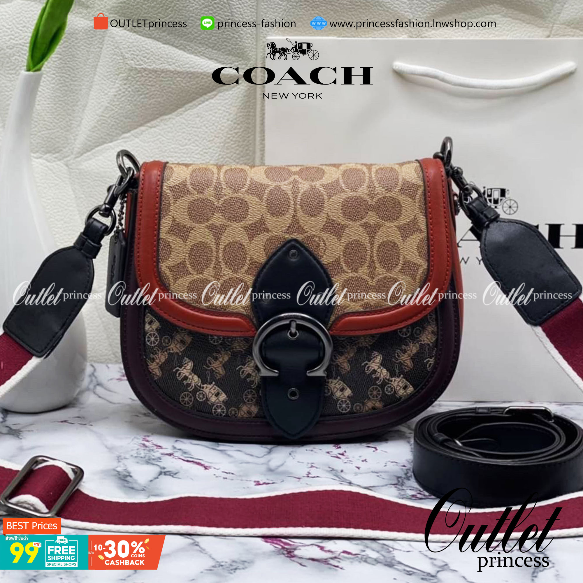 Coach Printed Coated Canvas And Glovetaanned เข้าเพิ่ม 4 แบบ มี 2สาย สายหนังและสายสปอร์ต สุดคุ้มเลยค่าา พร้อมส่งที่ไทยอีกครั้ง ฮอตฮิตไม่เลิกค่ะ ถามหากันเยอะมาก! กระเป๋าสะพายครอสบอดี้ร์ วัสดุหนังแท้ชั้นดีที่สุด! หนังสวย บวกกับอะไหล่แบรนด์ที่ดูเด่นคลาสสิคตร