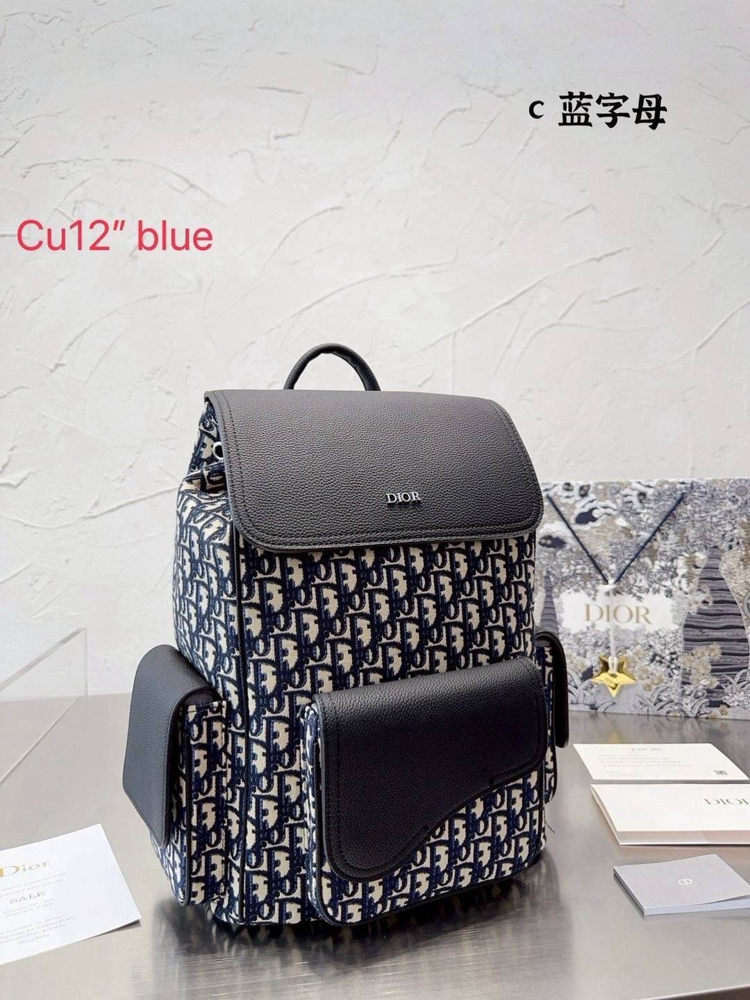 Dior Saddle Backpack with Flap Bag กระเป๋าสะพายหลัง กระเป๋าเป้ดีไซน์เอกลักษณ์ ทรงสวยไม่ซ้ำใคร สวยหรูดูแพง ดีไซน์ย้อนยุค ภายในจุของได้เยอะ